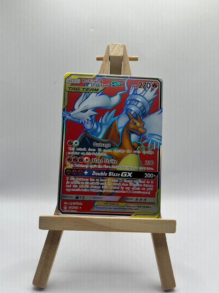 Pokemon on sale Reshiram & Charizard GX Full Art