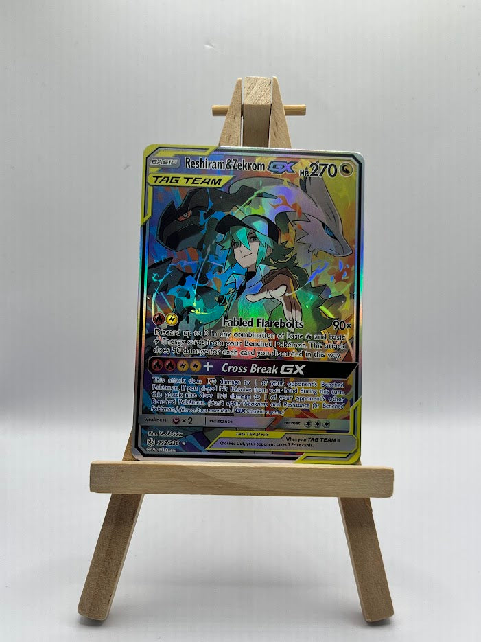 Reshiram & Zekrom GX (Full Art) - SM - Cosmic Eclipse (SM12)