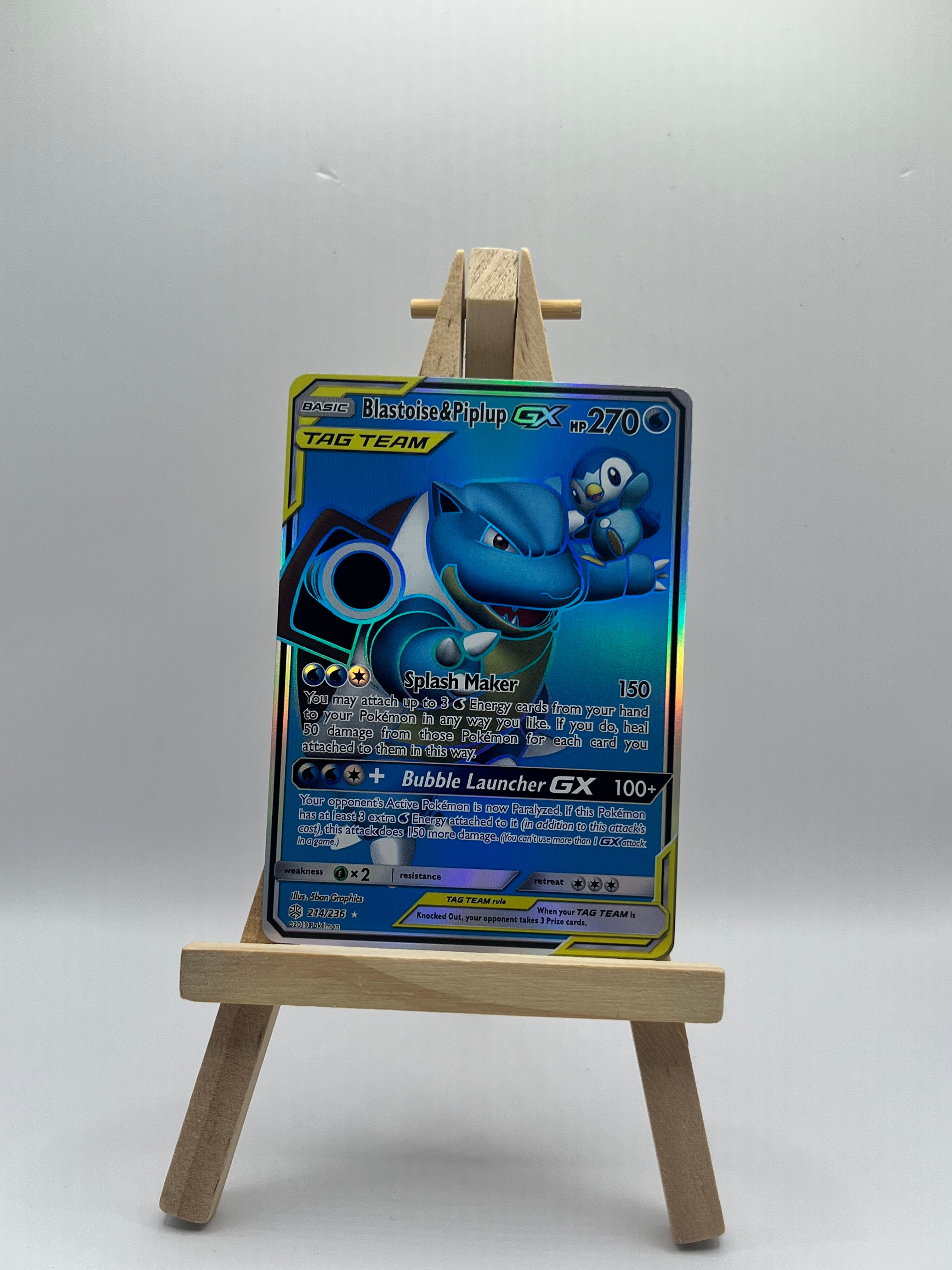 Blastoise & Piplup-6X + Cosmic Eclipse (CEC) #214