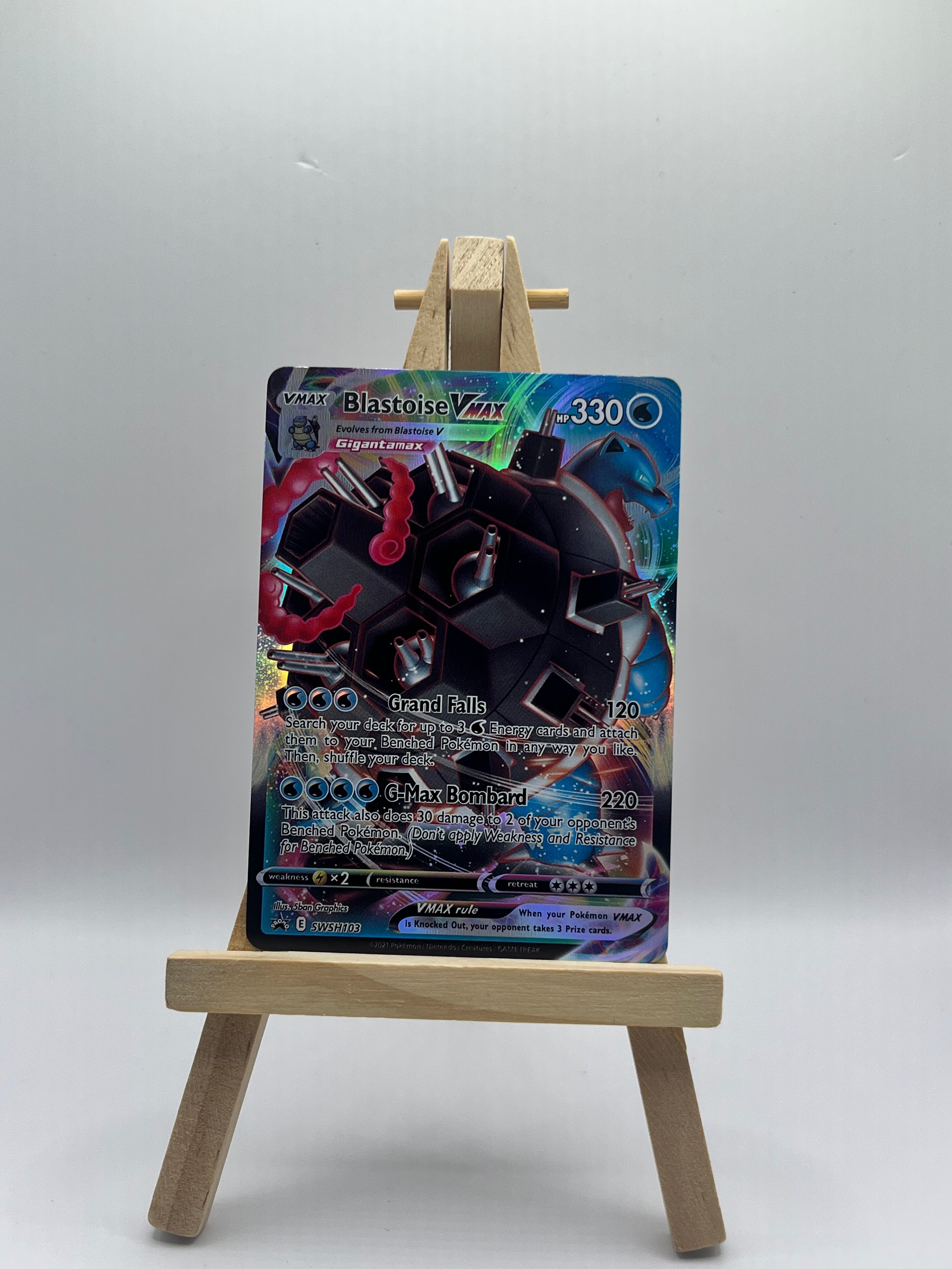 Blastoise VMAX + Sword & Shield Promos #SWSH103