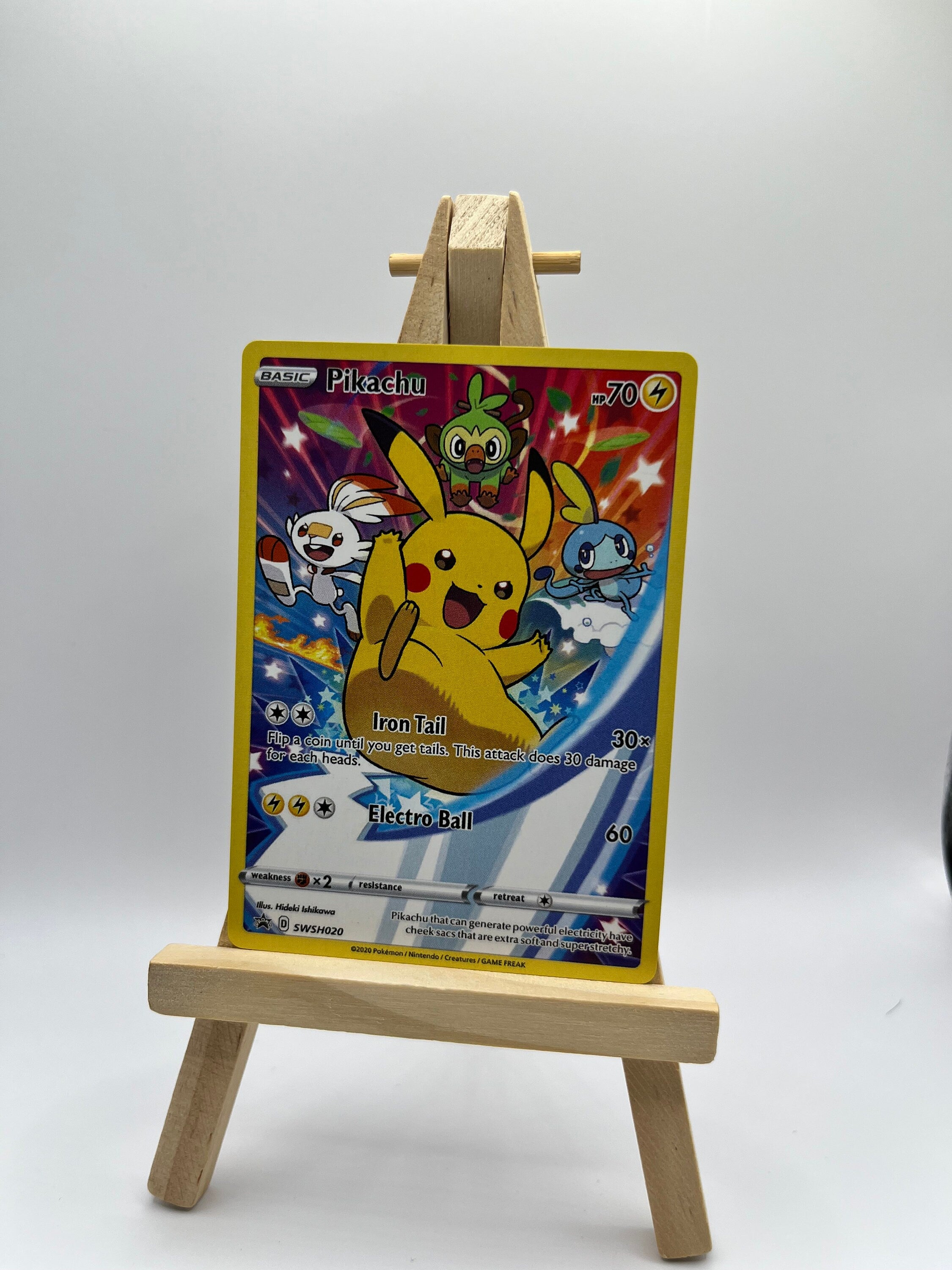 Pikachu - SWSH020 - SWSH: Sword & Shield Promo Cards (SWSD)