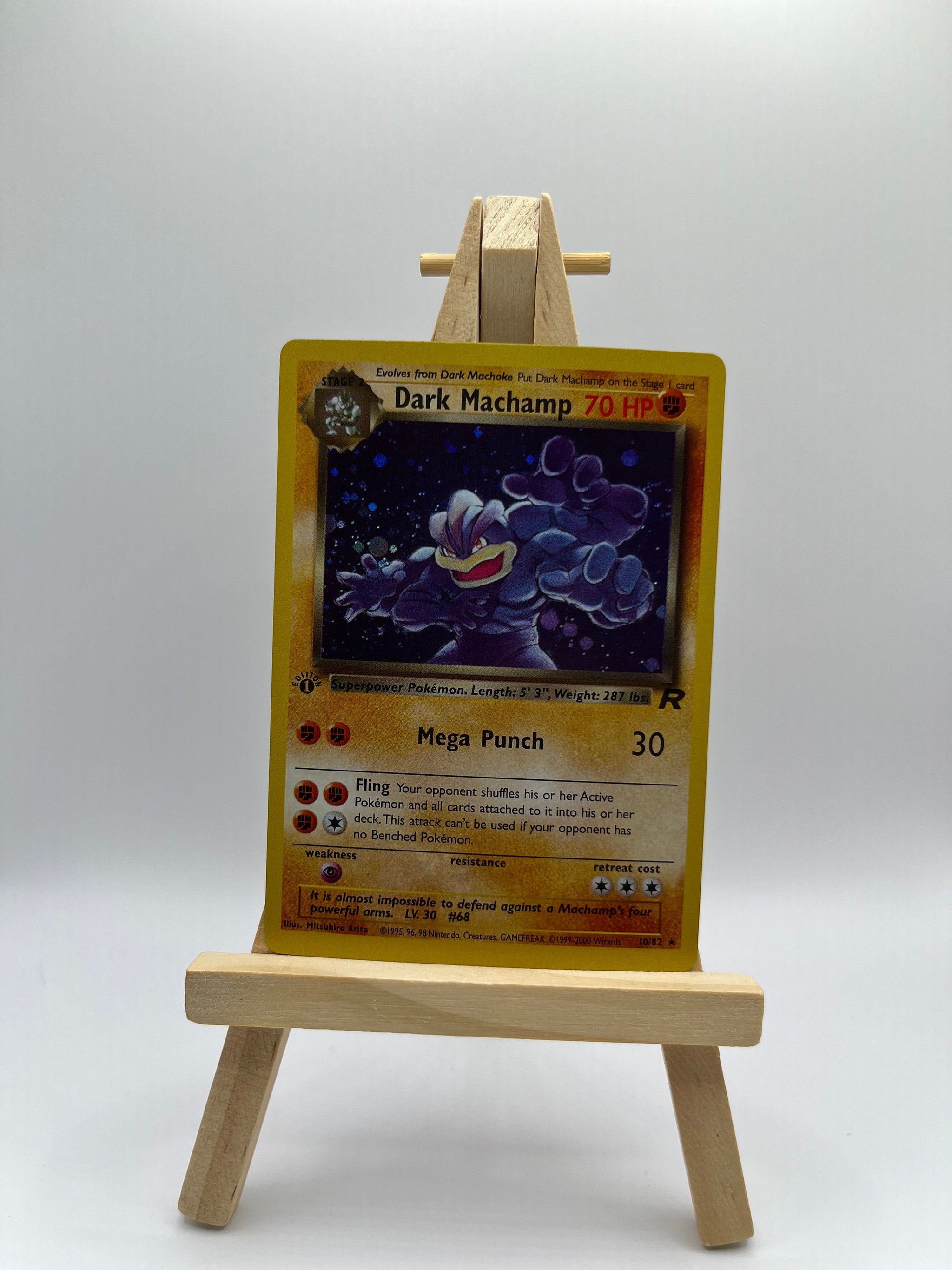 dark machamp pokemon card #10 Prices | Team Rocket Your opponent shuffles his or her Active Pokemon and all cards attached to it into his or her deck 10 Most Valuable Machamp Pokemon
