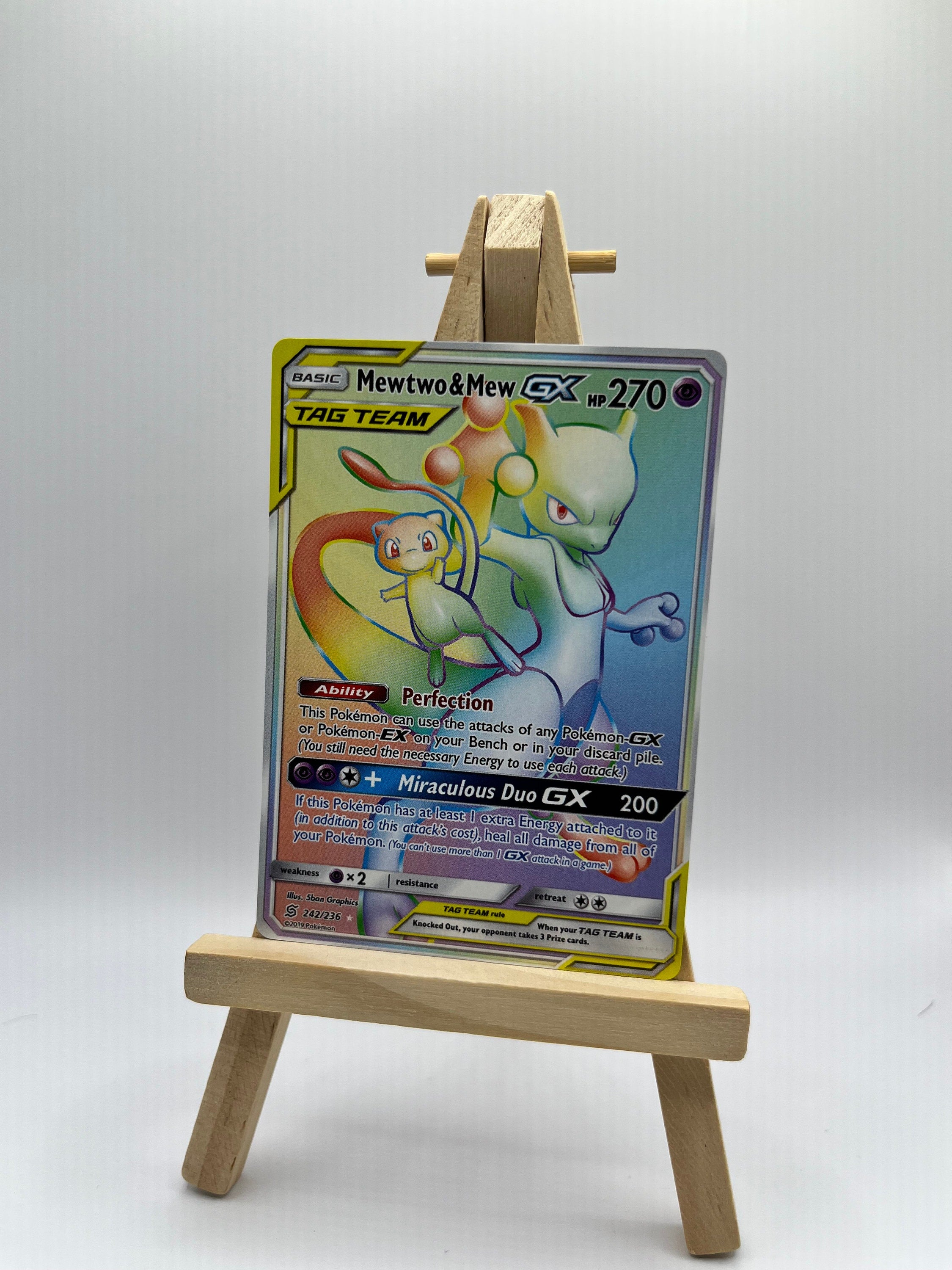 Mewtwo & Mew GX (Secret) - SM - Unified Minds (SM11)