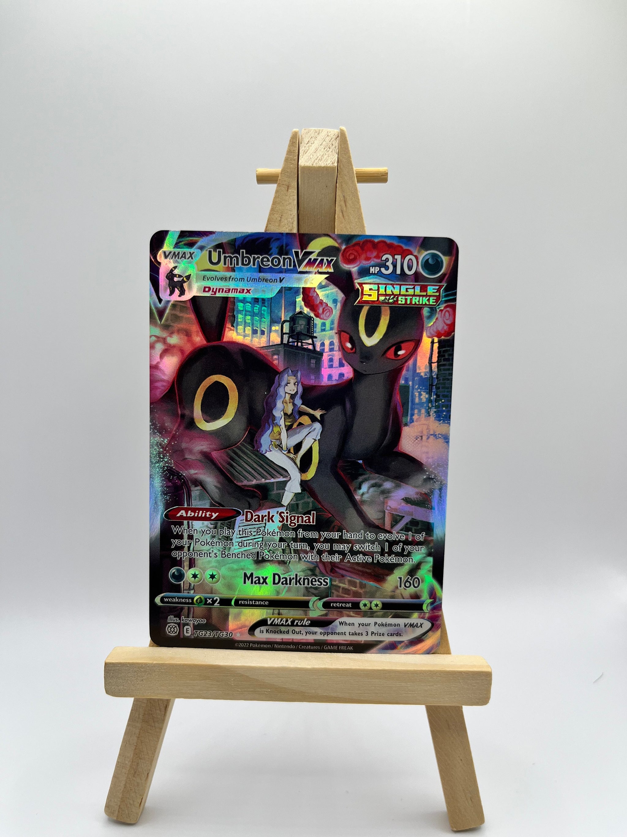 umbreon vmax pokemon card price Umbreon VMAX Trainer Gallery Gold Metal Pokemon Card