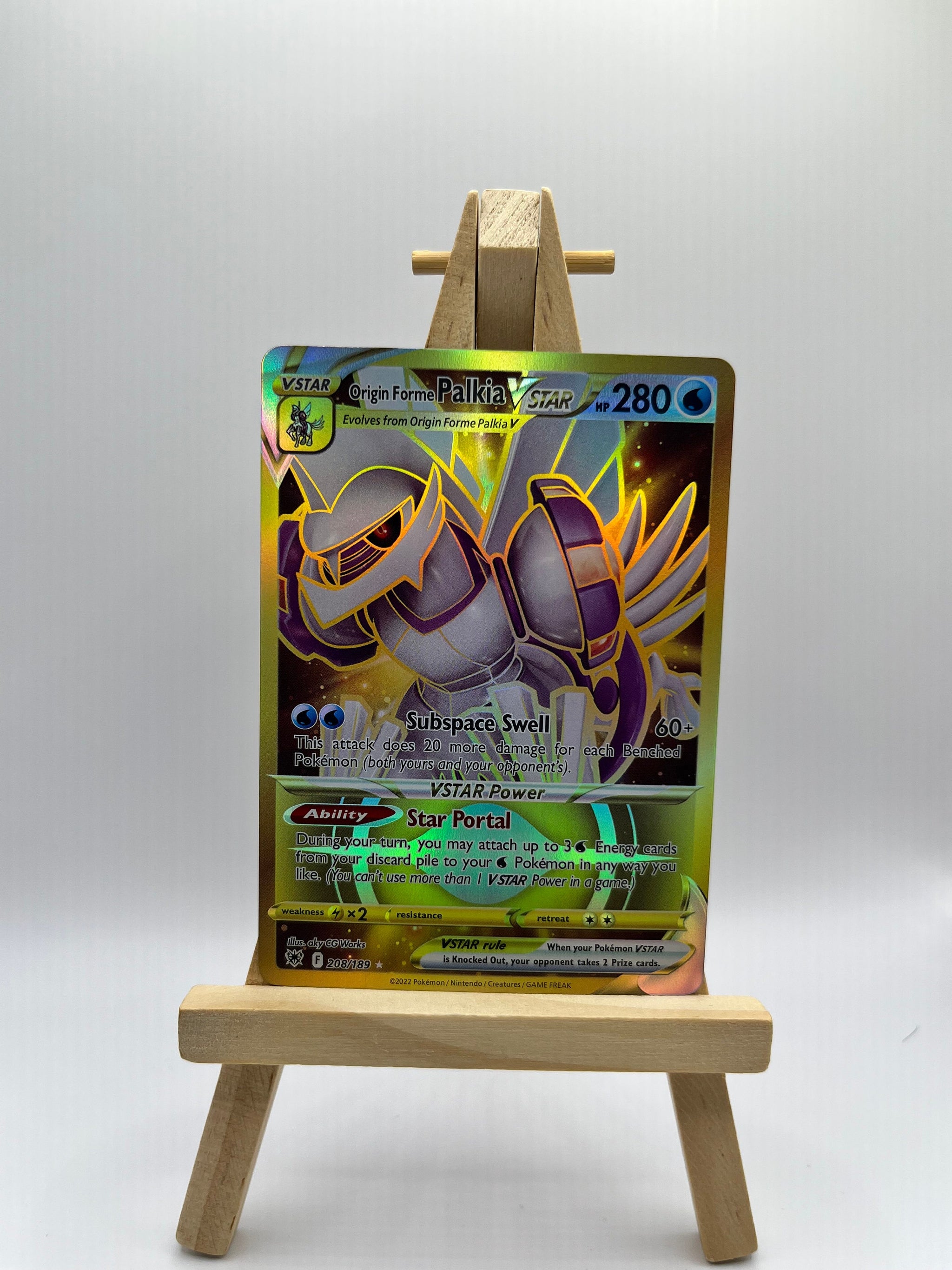 subspace swell pokemon card price Origin Forme Palkia VSTAR (Secret) (208)