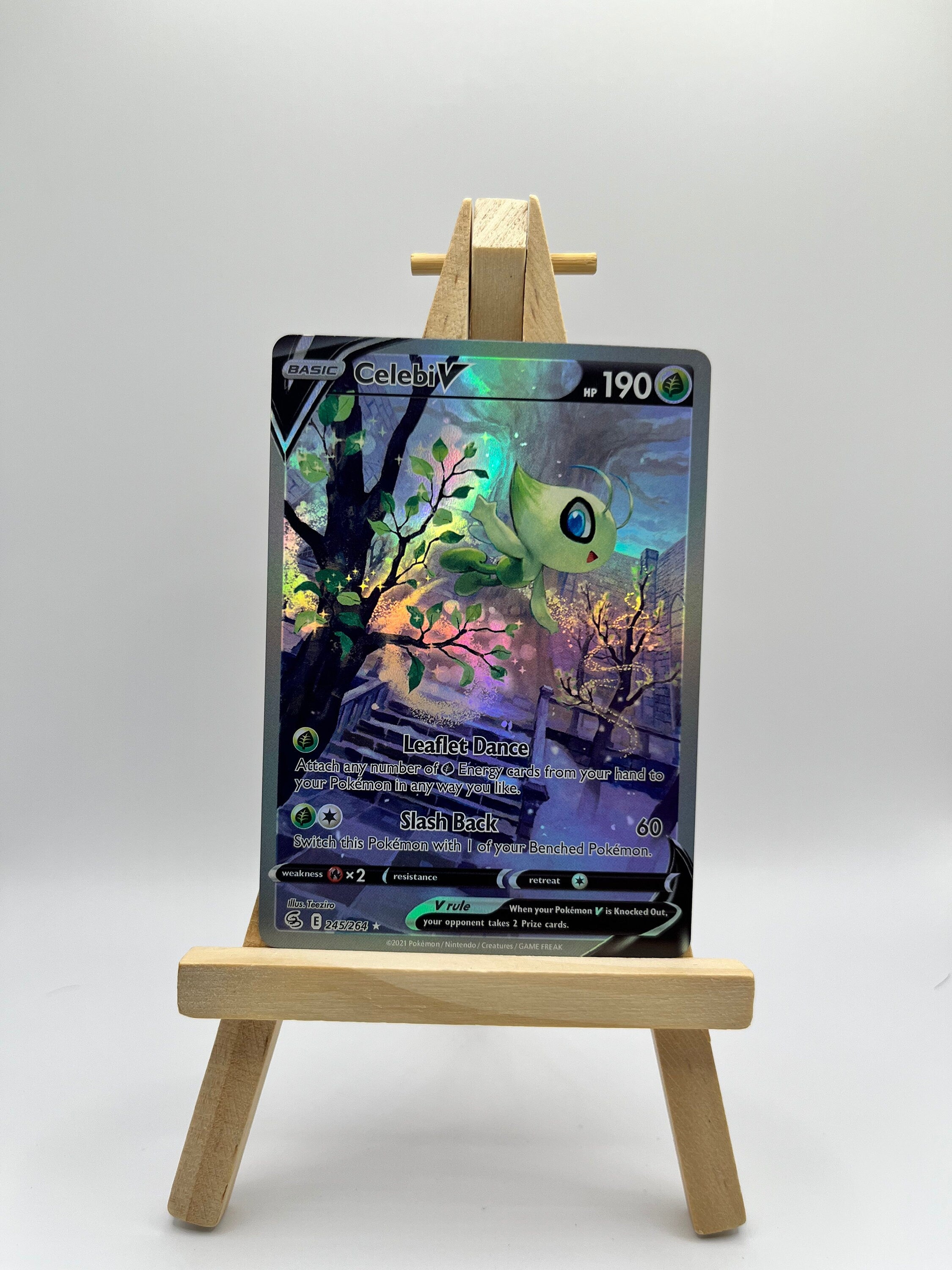 Celebi V (Alternate Full Art) - SWSH08: Fusion Strike