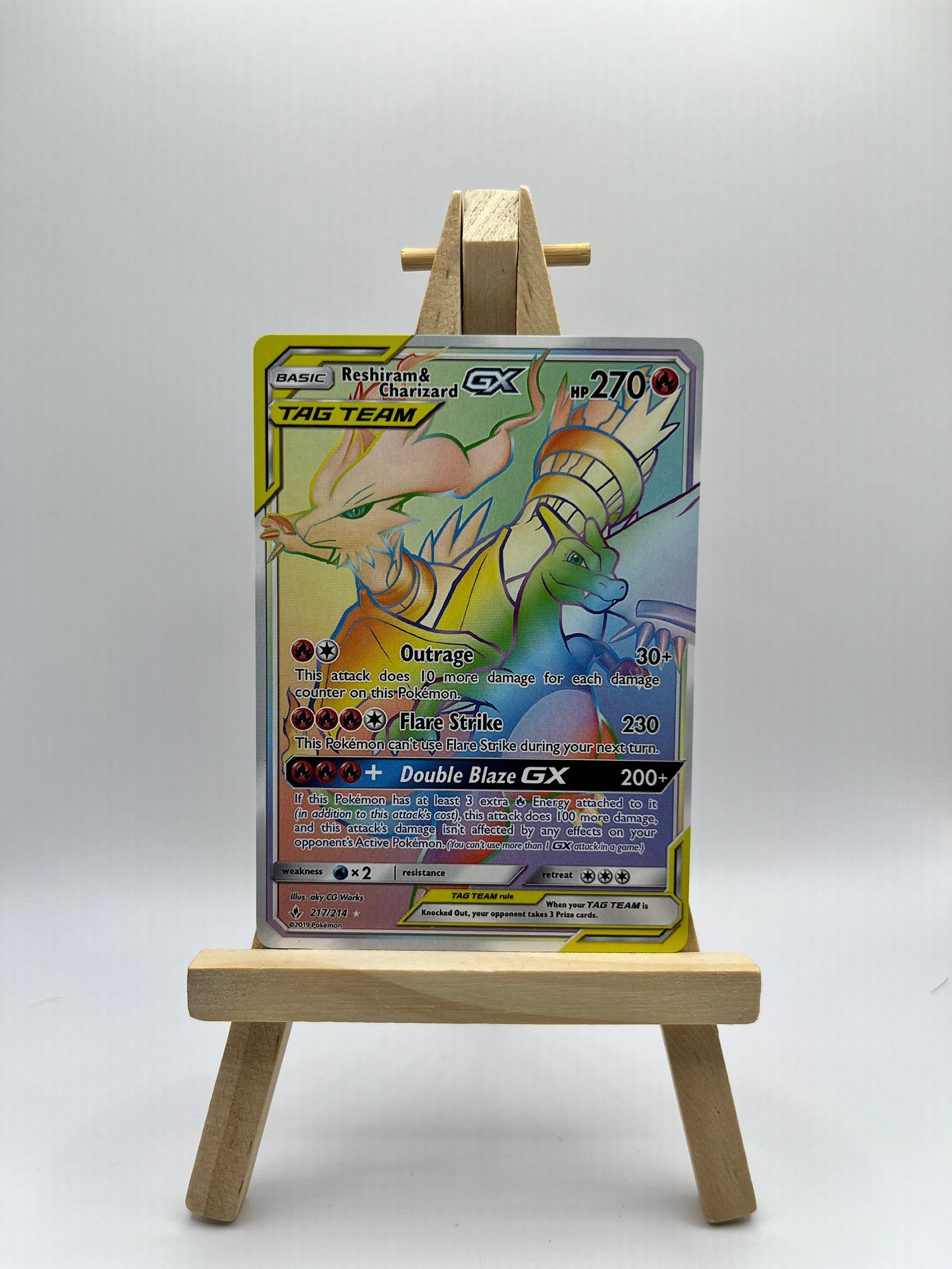 Reshiram & Charizard GX (Secret) - SM - Unbroken Bonds (SM10)