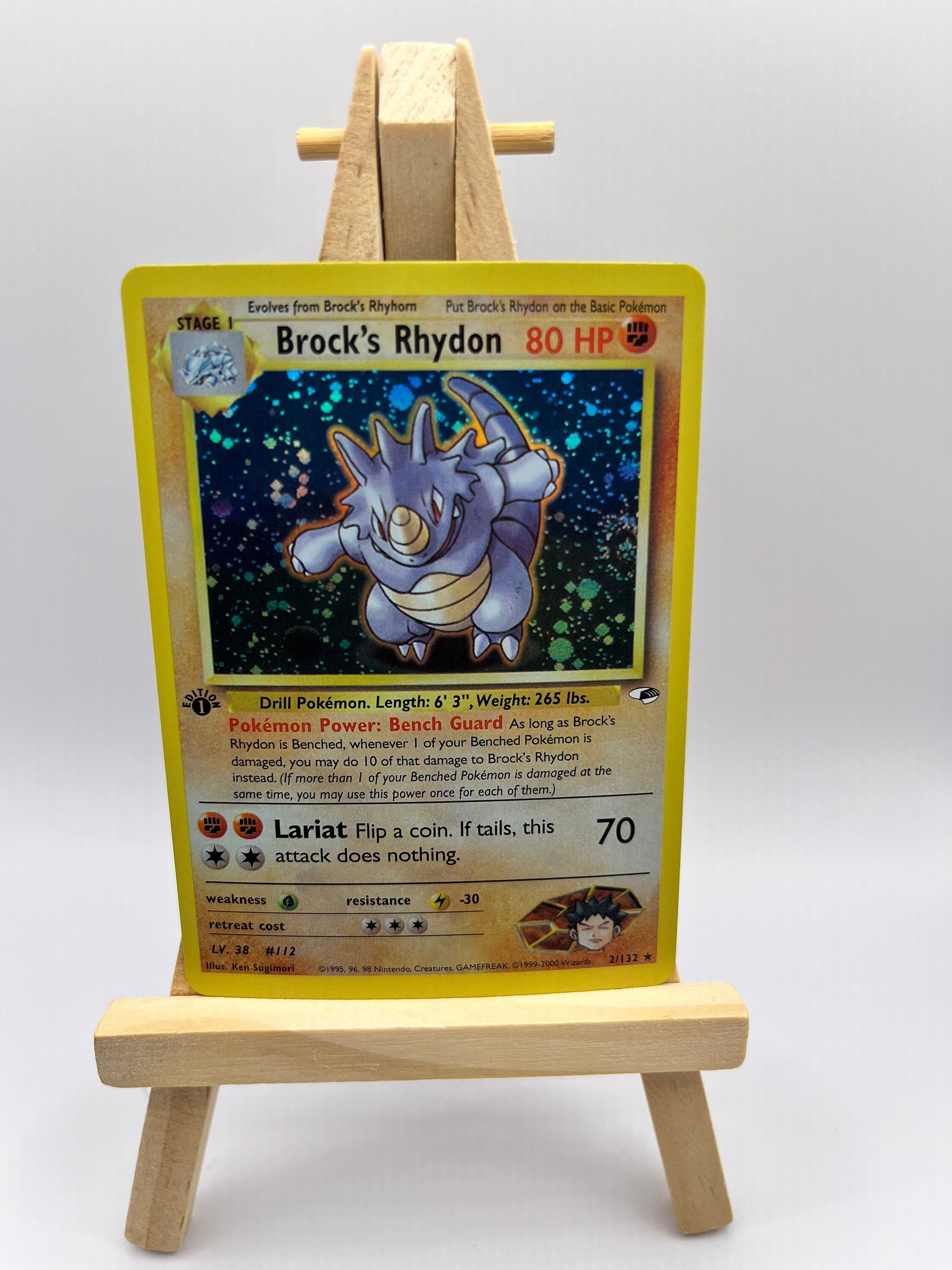 brock's rhydon pokemon card value Brock's Rhydon
