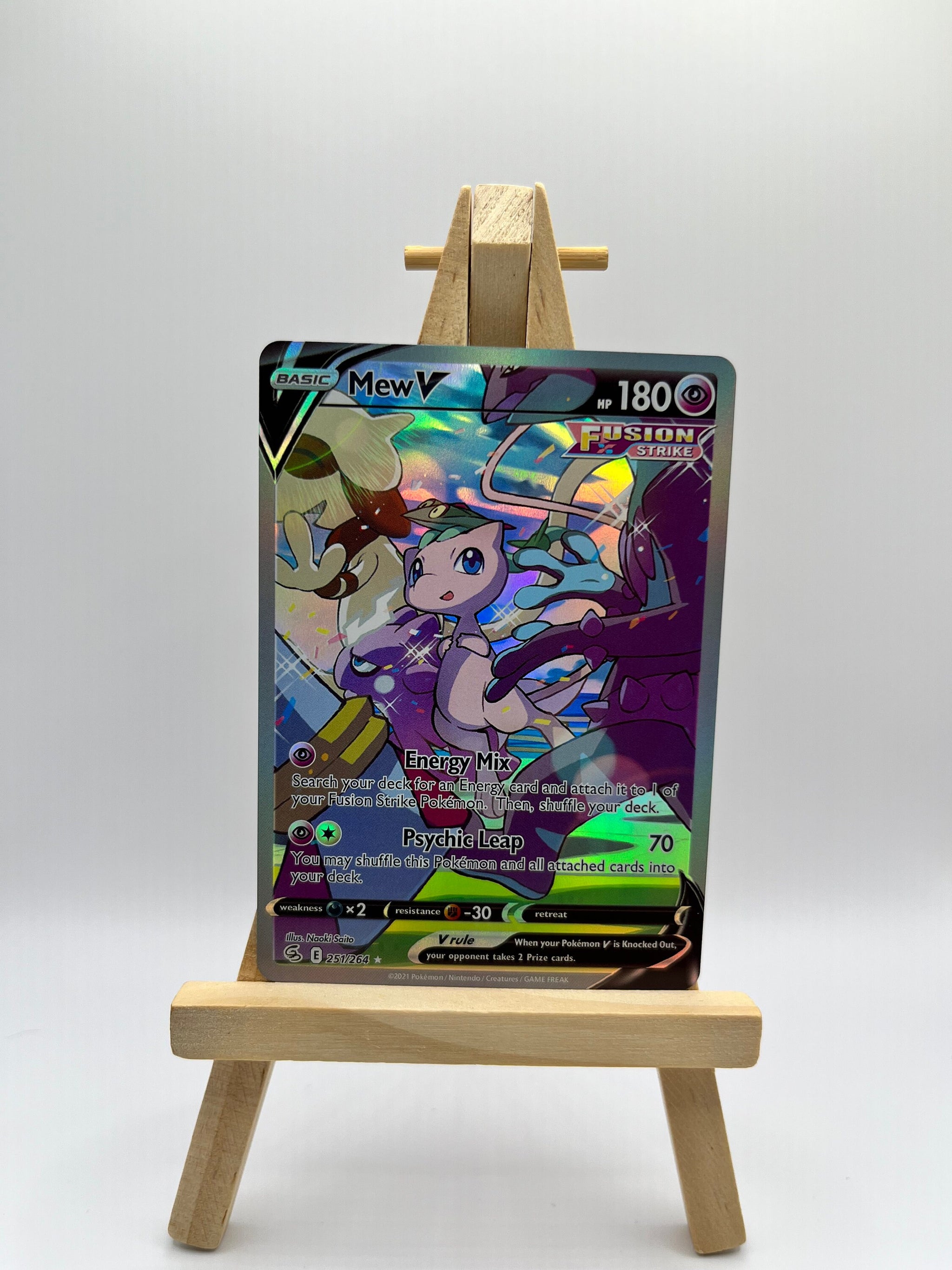 pokemon fusion strike best cards Mew V (Alternate Full Art)