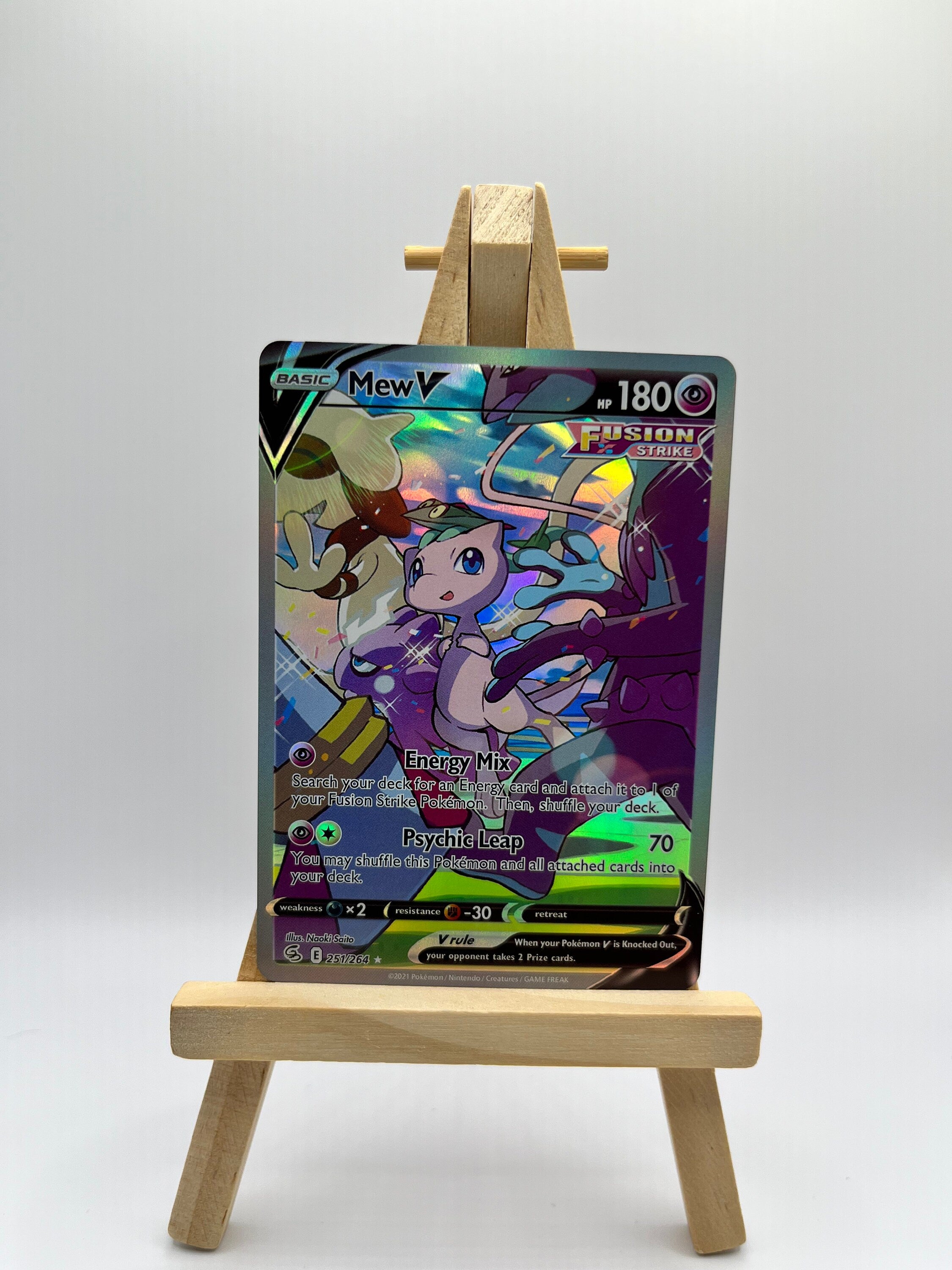 Mew V (Alternate Full Art) - SWSH08: Fusion Strike (SWSH08)
