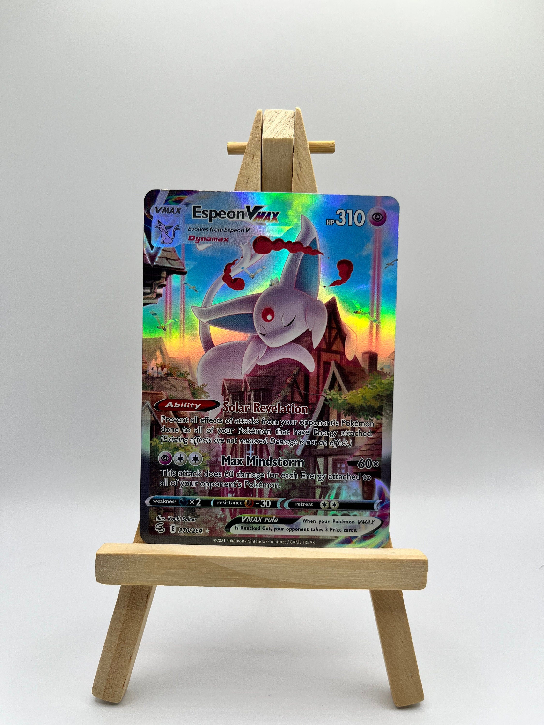 Espeon VMAX (Alternate Art Secret) - SWSH08: Fusion Strike (SWSH08)
