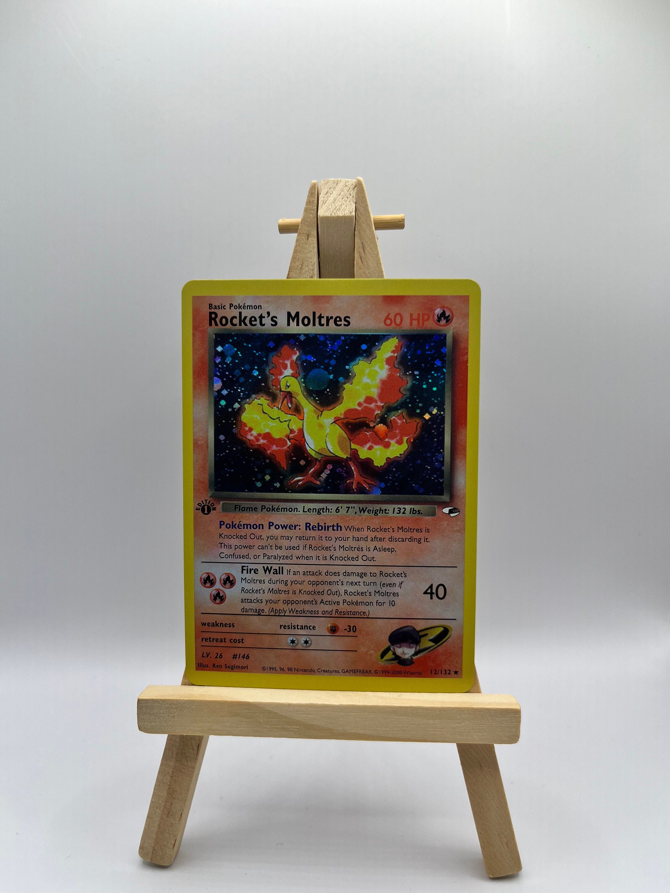 Rocket's Moltres - Gym Heroes (G1)