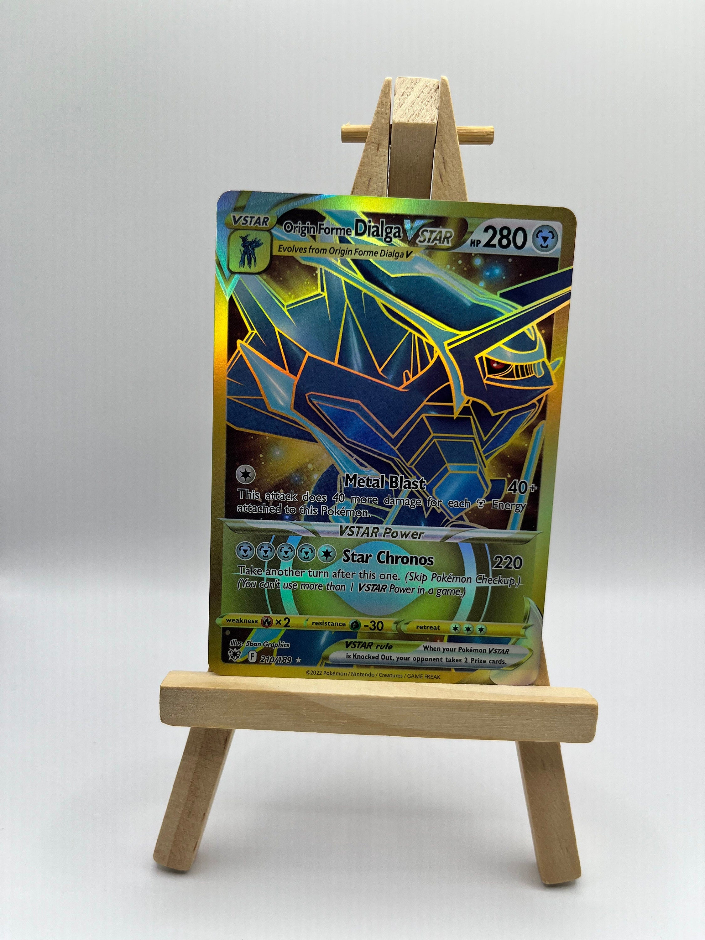 Origin Forme Dialga VSTAR (Secret) (210) - SWSH10: Astral Radiance (SWSH10)