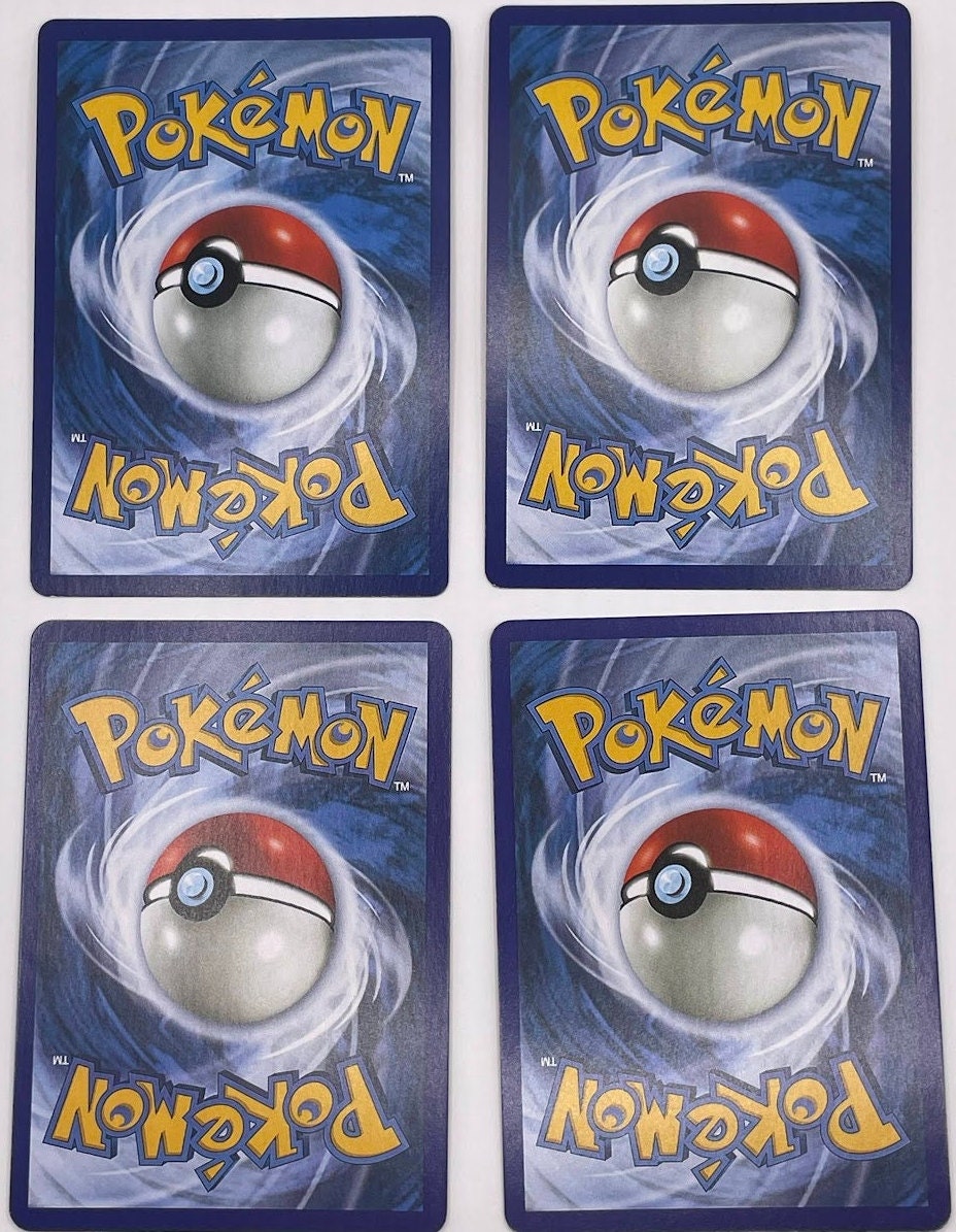 Suicune Reprint Bundle Lot of 4 - Neo Revelation and Aquapolis
