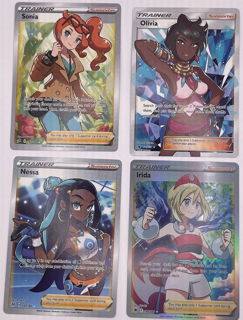 Trainers Reprint Bundle Lot of 16 - Gym Challenge, Gym Heroes, Team Rocket, Rebel Clash, Crimson Invasion, Vivid Voltage and Astral Radiance