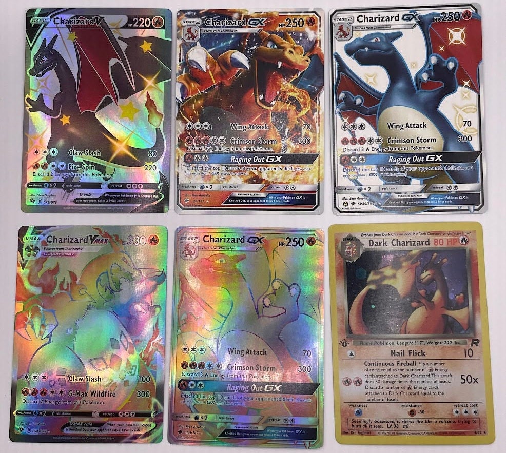 Charizard Reprint Bundle Lot of 22 - Gym Challenge, SWSH, Neo Destiny, Evolution, Brilliant Stars, Moon & Sun, Team Rocket and much!!!!!!!