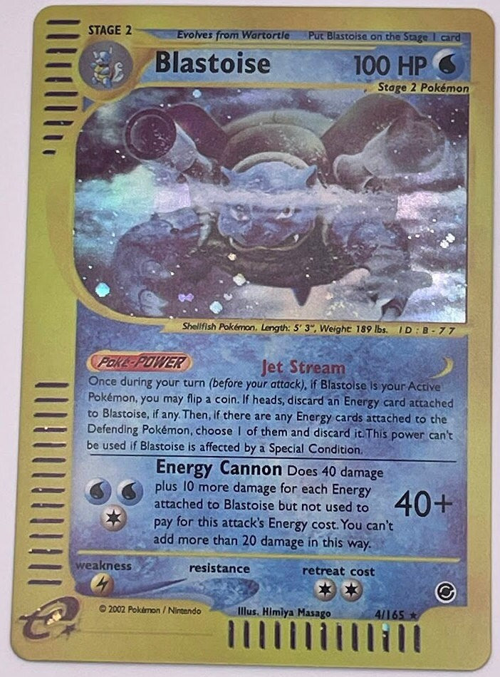 Blastoise Reprint Bundle Lot of 7 - Team Rocket, Base Set 2, Base Set First Edition, Expedition and Unbroken Bonds