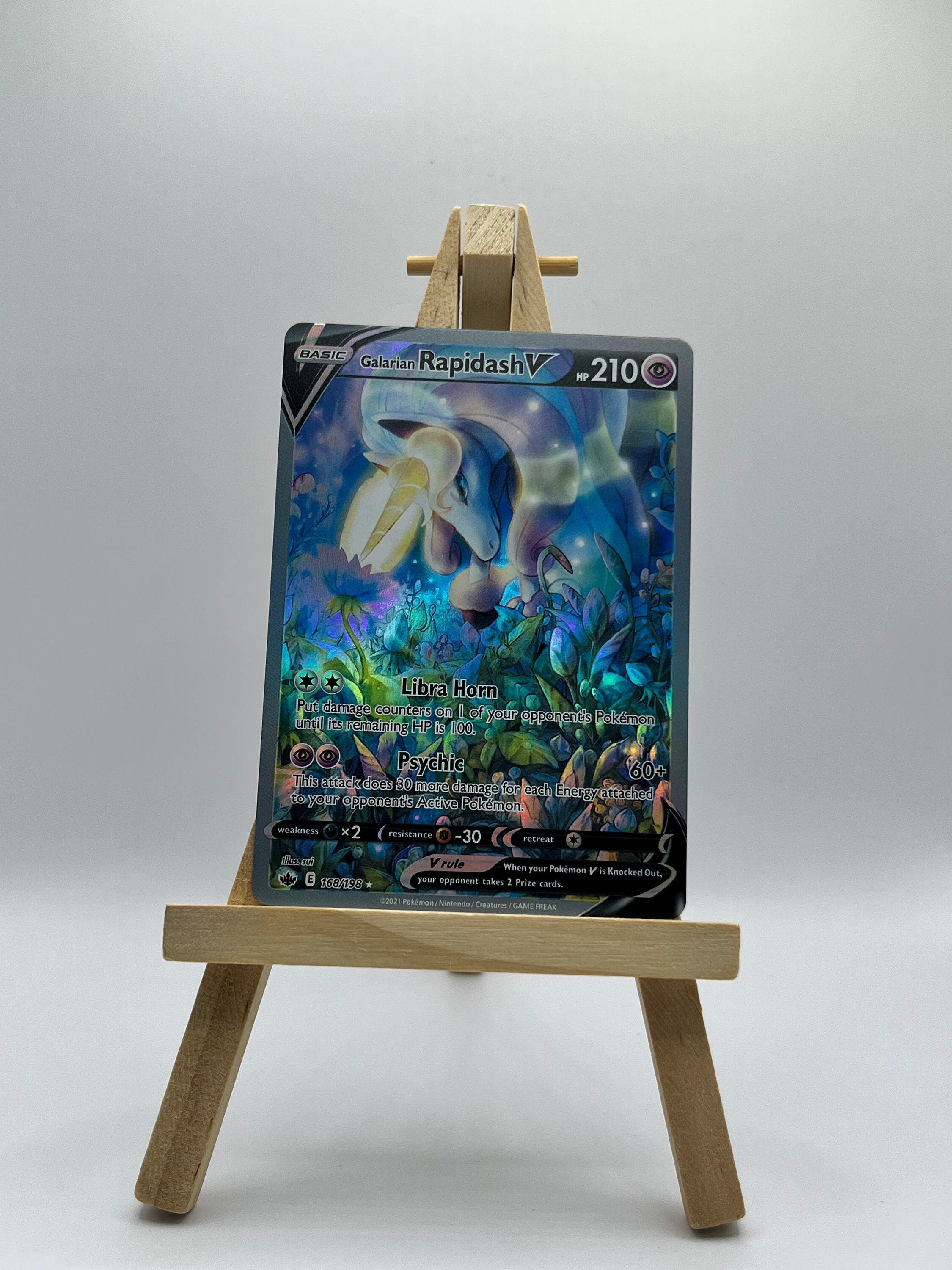 Galarian Rapidash V (Alternate Full Art) - SWSH06: Chilling Reign (SWSH06)