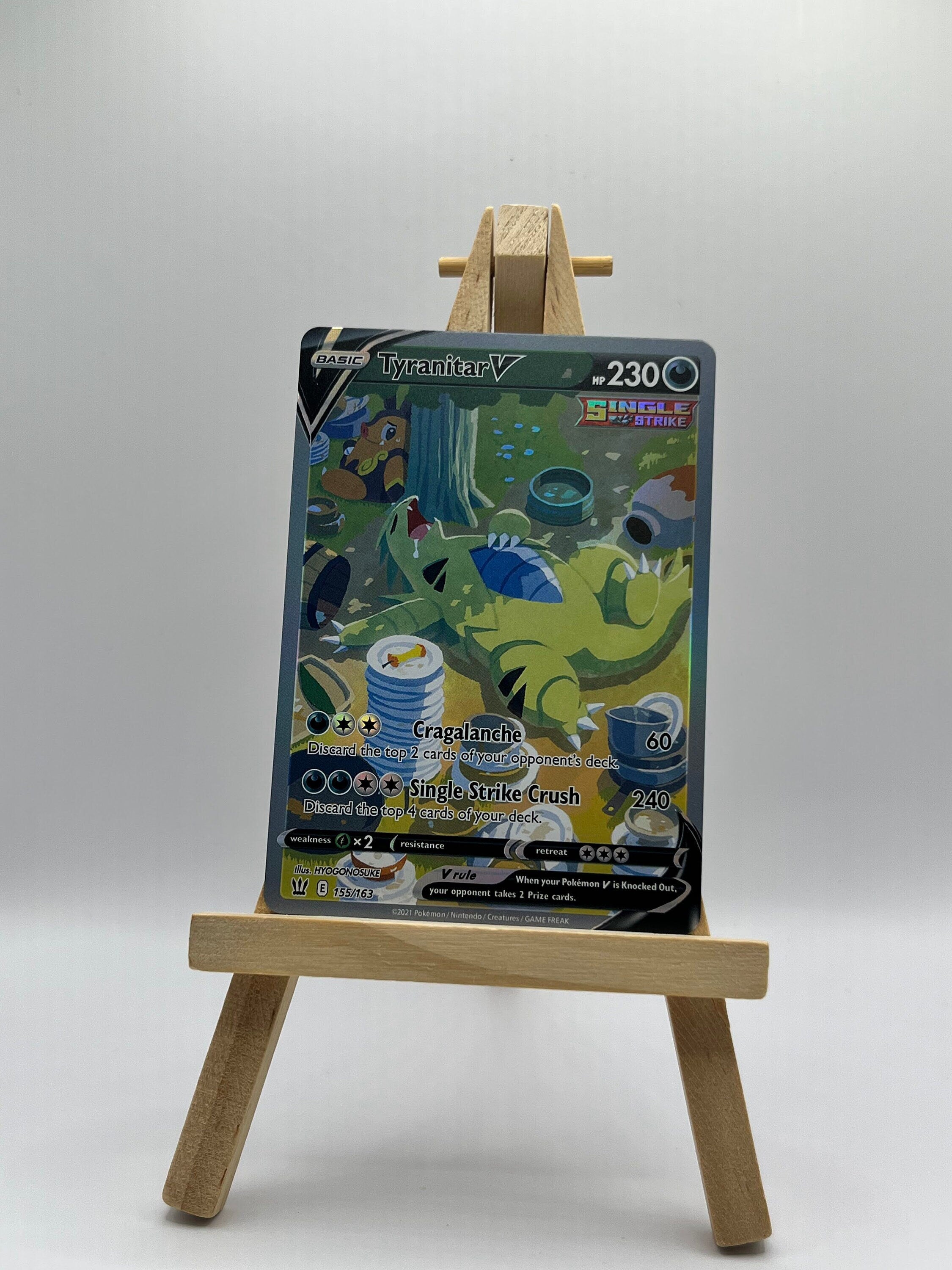 Tyranitar V (Alternate Full Art) - SWSH05: Battle Styles (SWSH05)