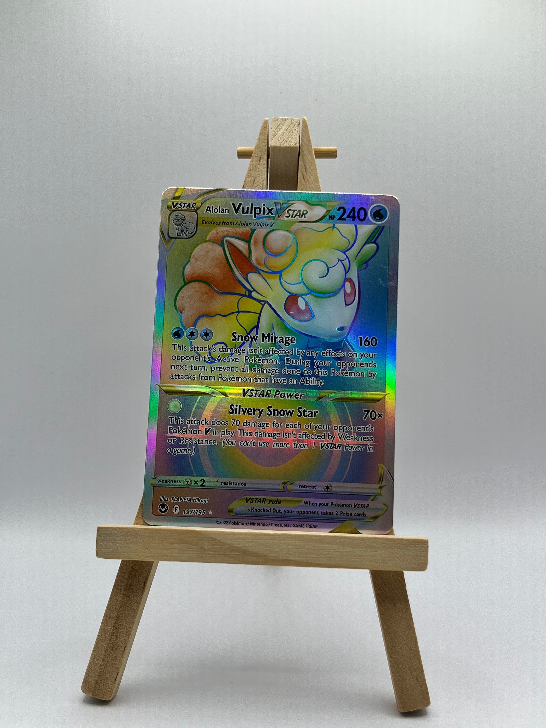Alolan Vulpix VSTAR (Secret) - SWSH12: Silver Tempest (SWSH12)