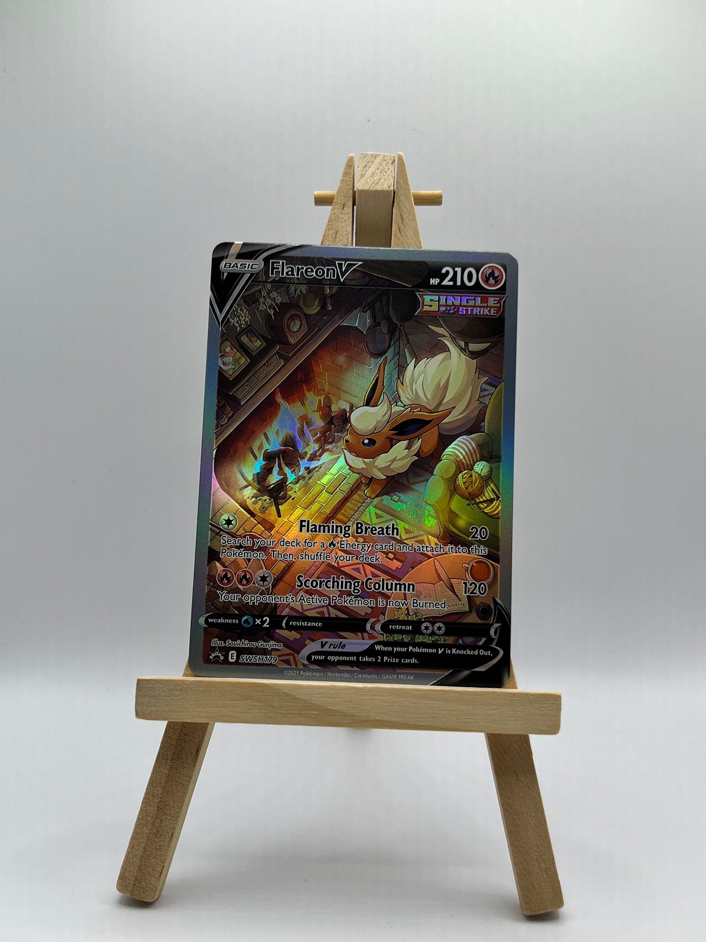 Flareon V - SWSH179 - SWSH: Sword & Shield Promo Cards (SWSD)