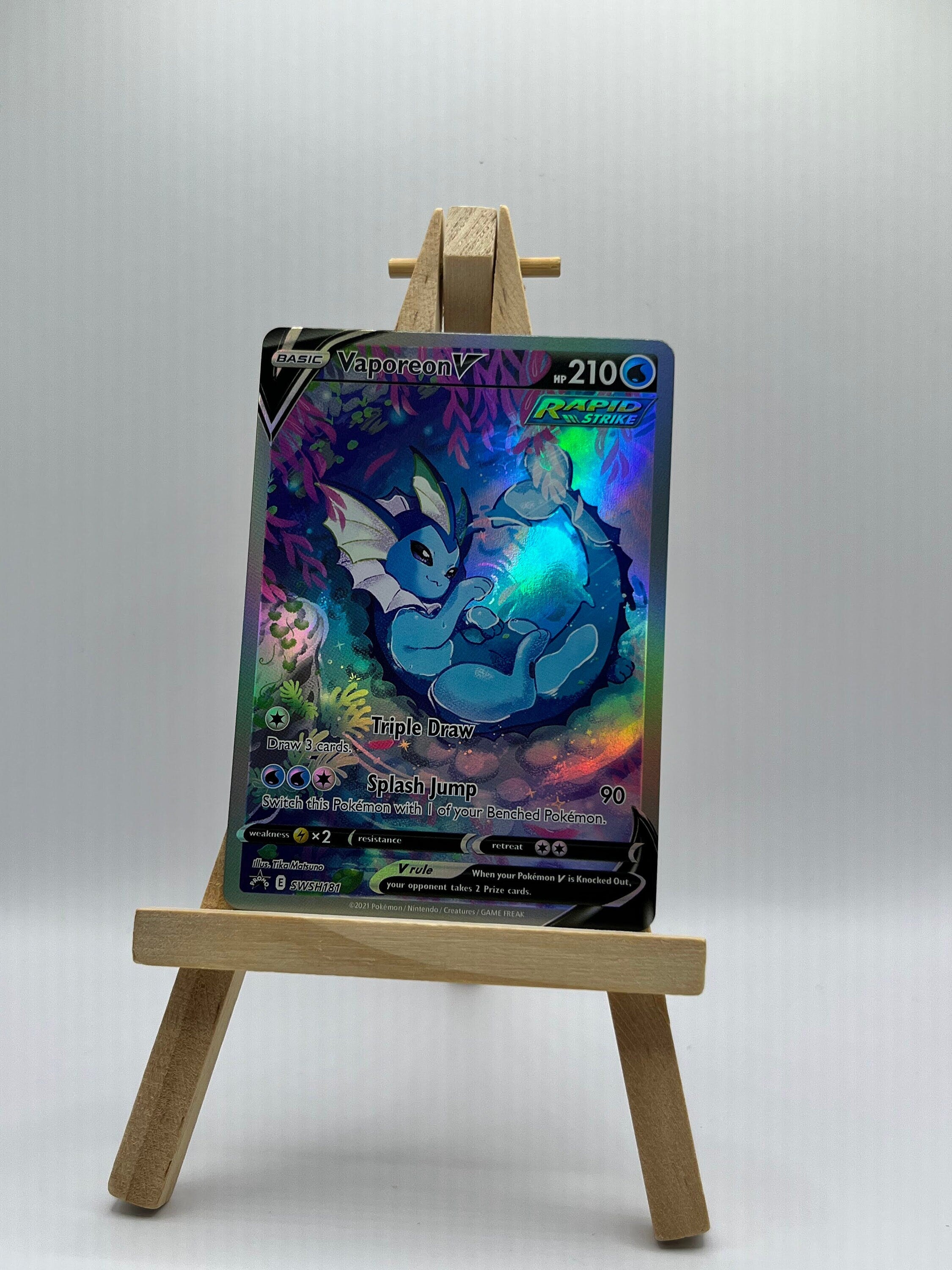 Vaporeon V - SWSH181 - SWSH: Sword & Shield Promo Cards (SWSD)