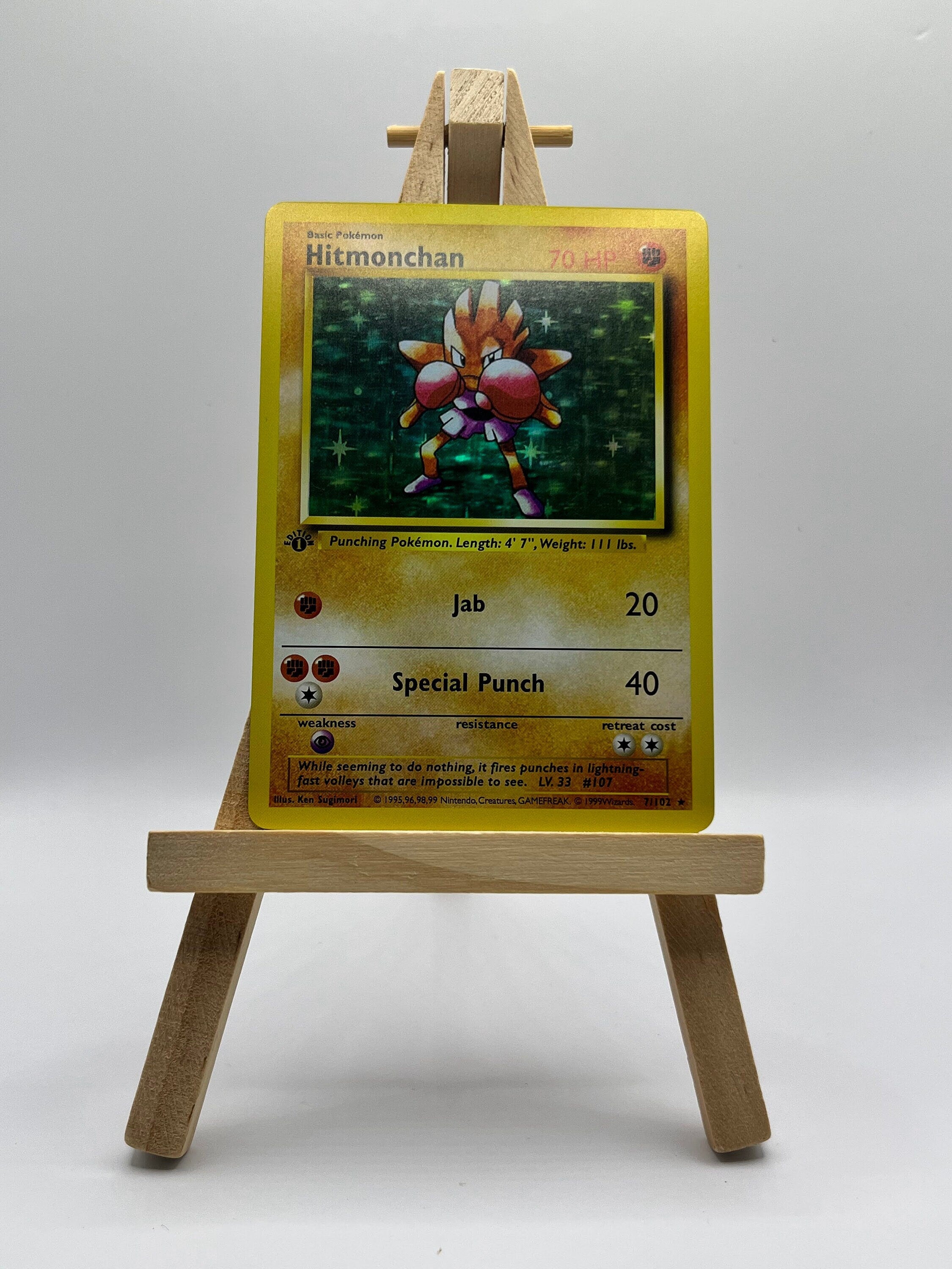 Hitmonchan · Base Set First Edition #7 (Shadowless)