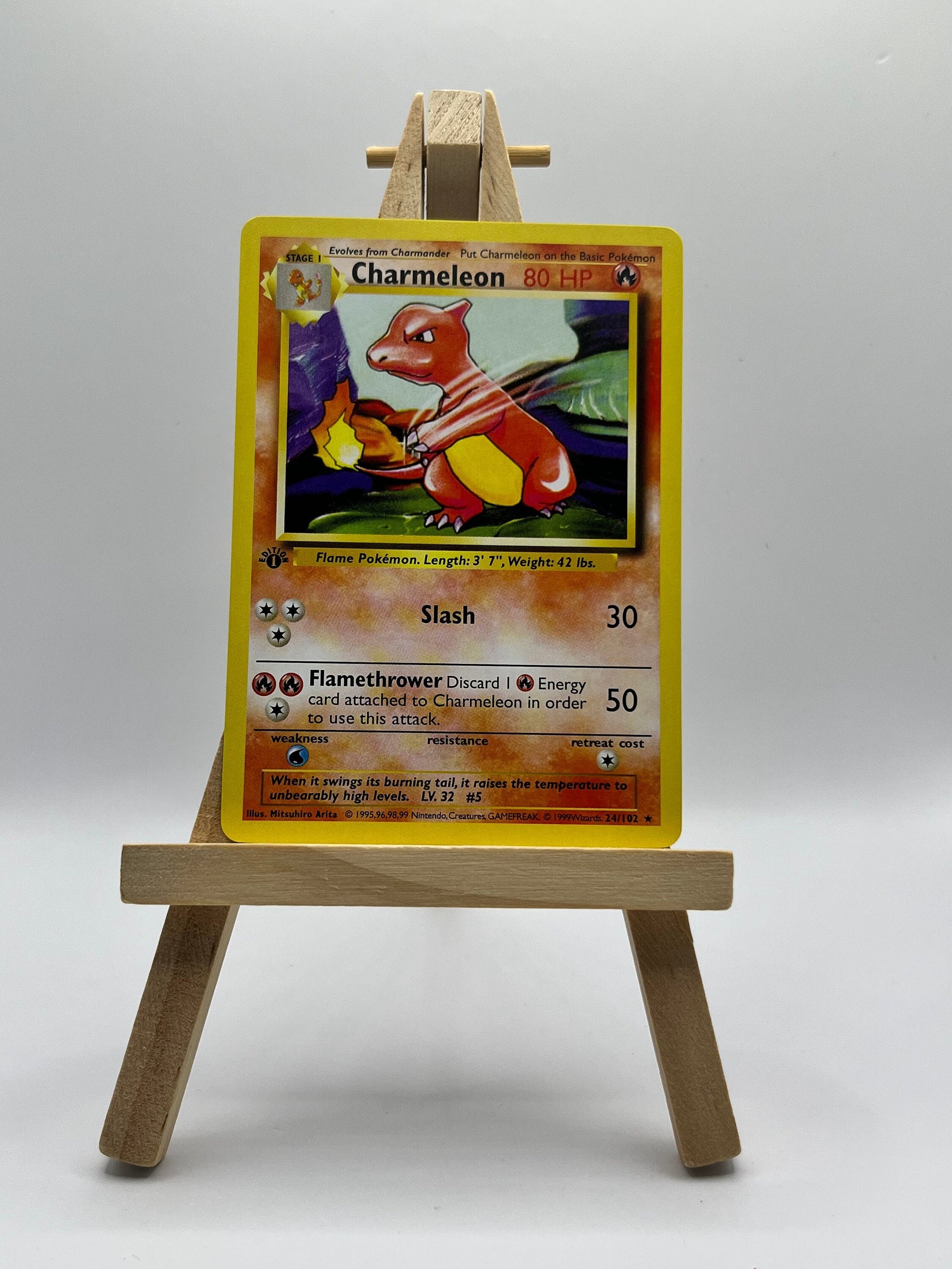 Charmeleon Base Set First Edition #24(Shadowless) Charmeleon Base Set First Edition #24(Shadowless)