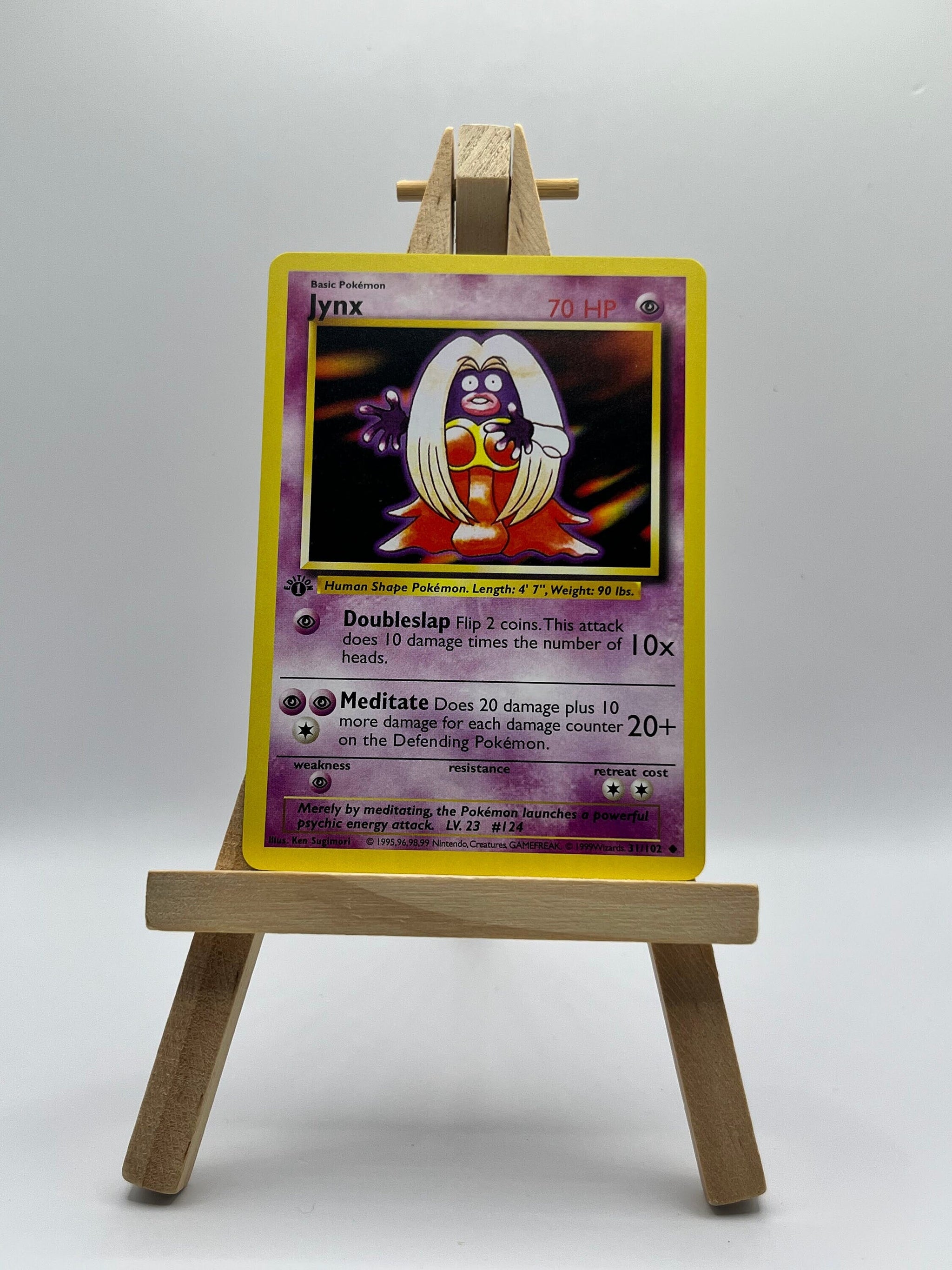 1995 jynx pokemon card value Jynx · Base Set First Edition #31(Shadowless)