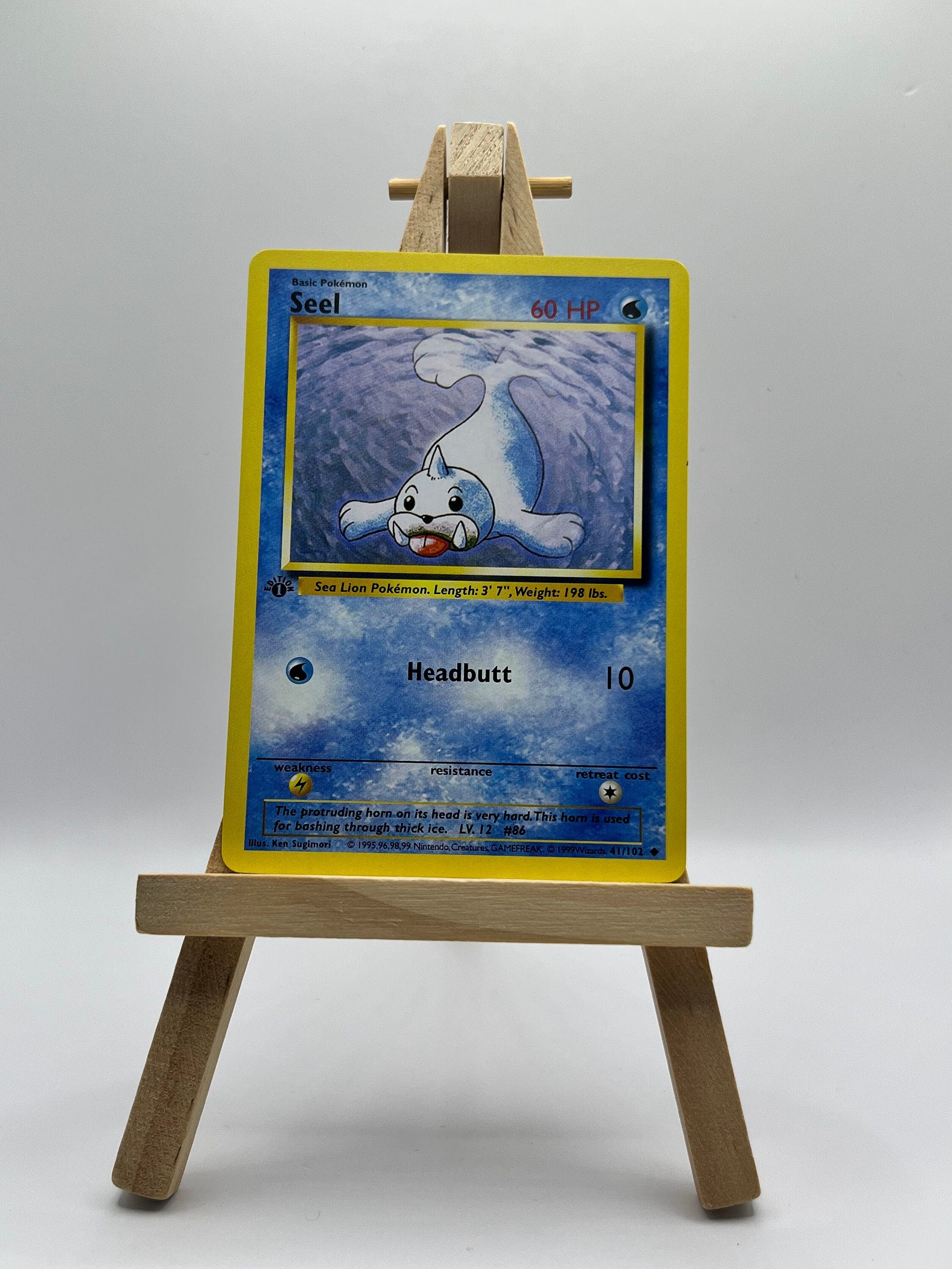 Seel · Base Set First Edition #41(Shadowless)