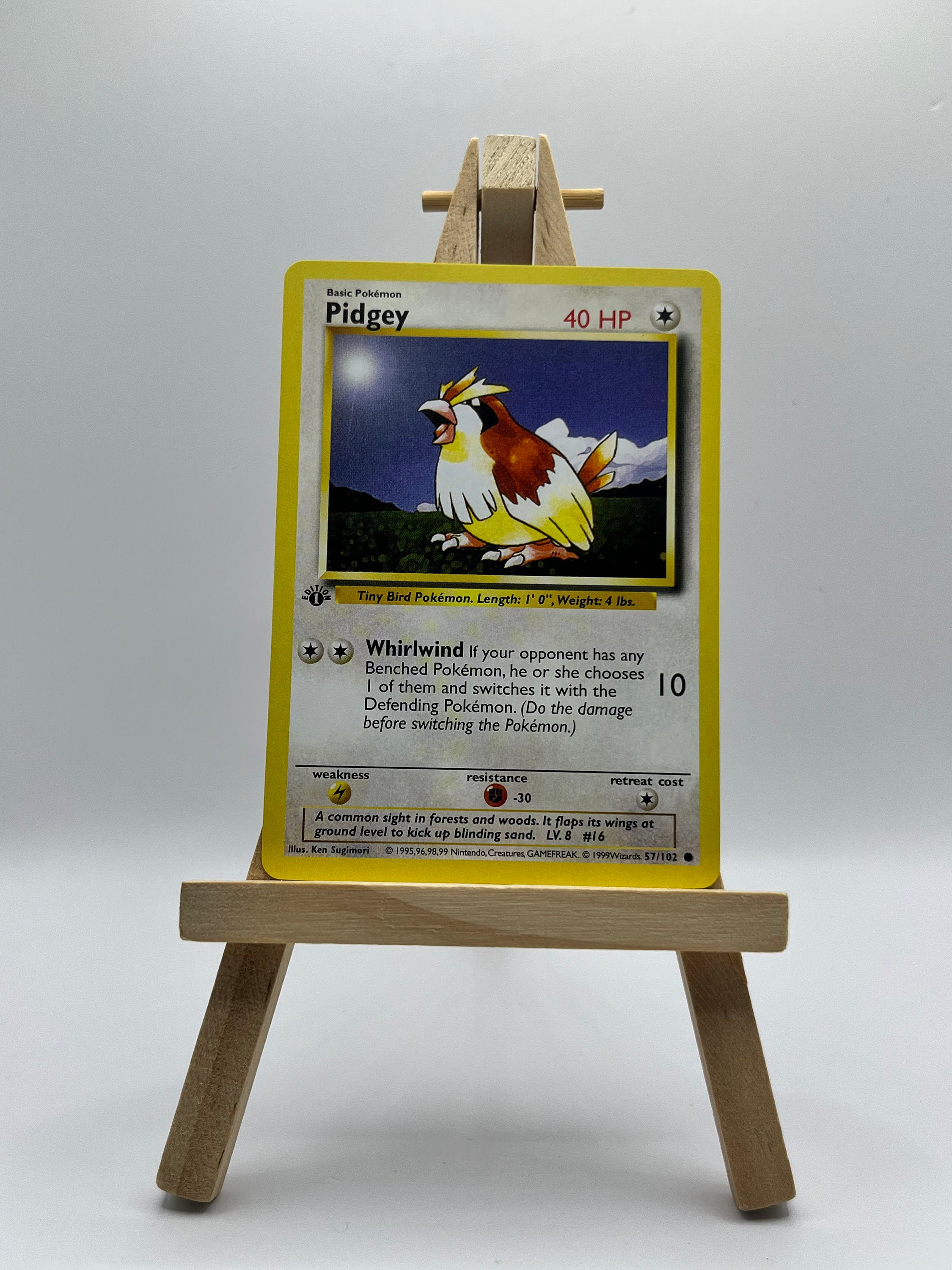 Pidgey · Base Set First Edition #57(Shadowless)