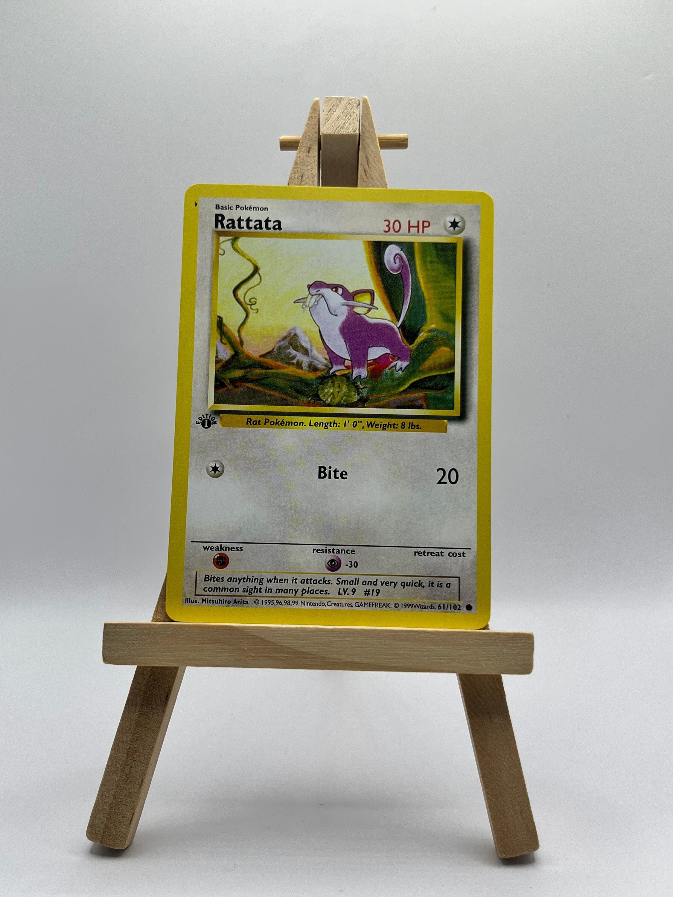 Rattata · Base Set First Edition #61(Shadowless)