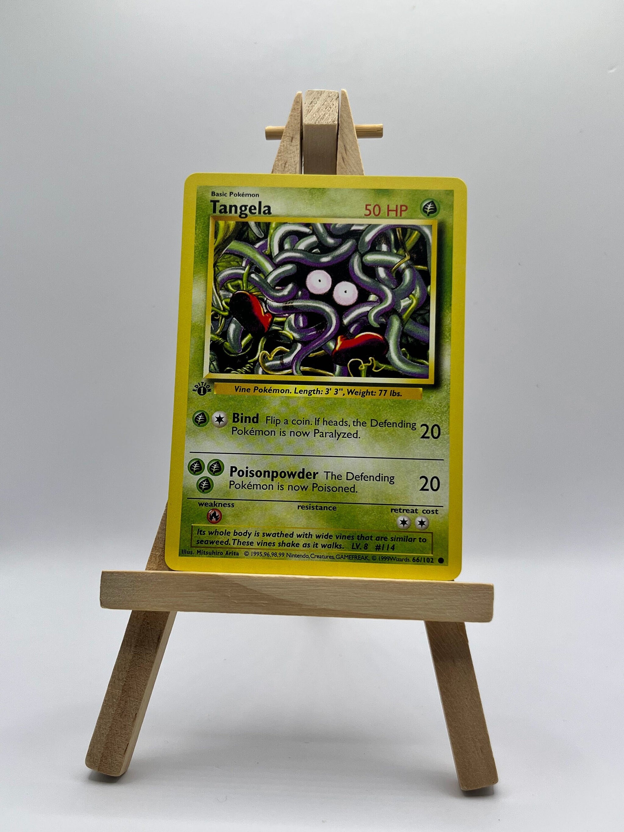 Tangela Base Set First Edition #66(Shadowless) Tangela Base Set First Edition #66(Shadowless)