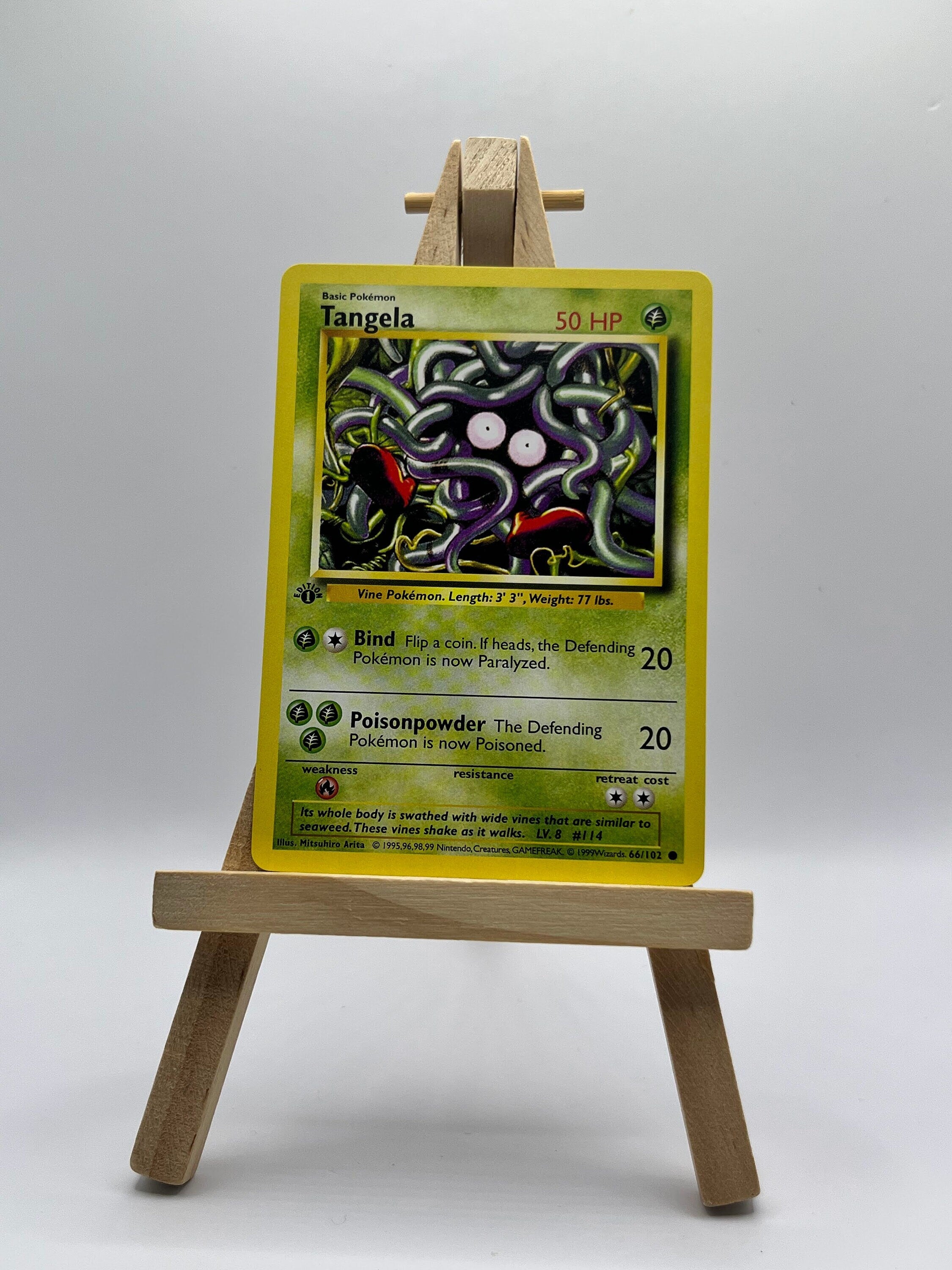 Tangela · Base Set First Edition #66(Shadowless)