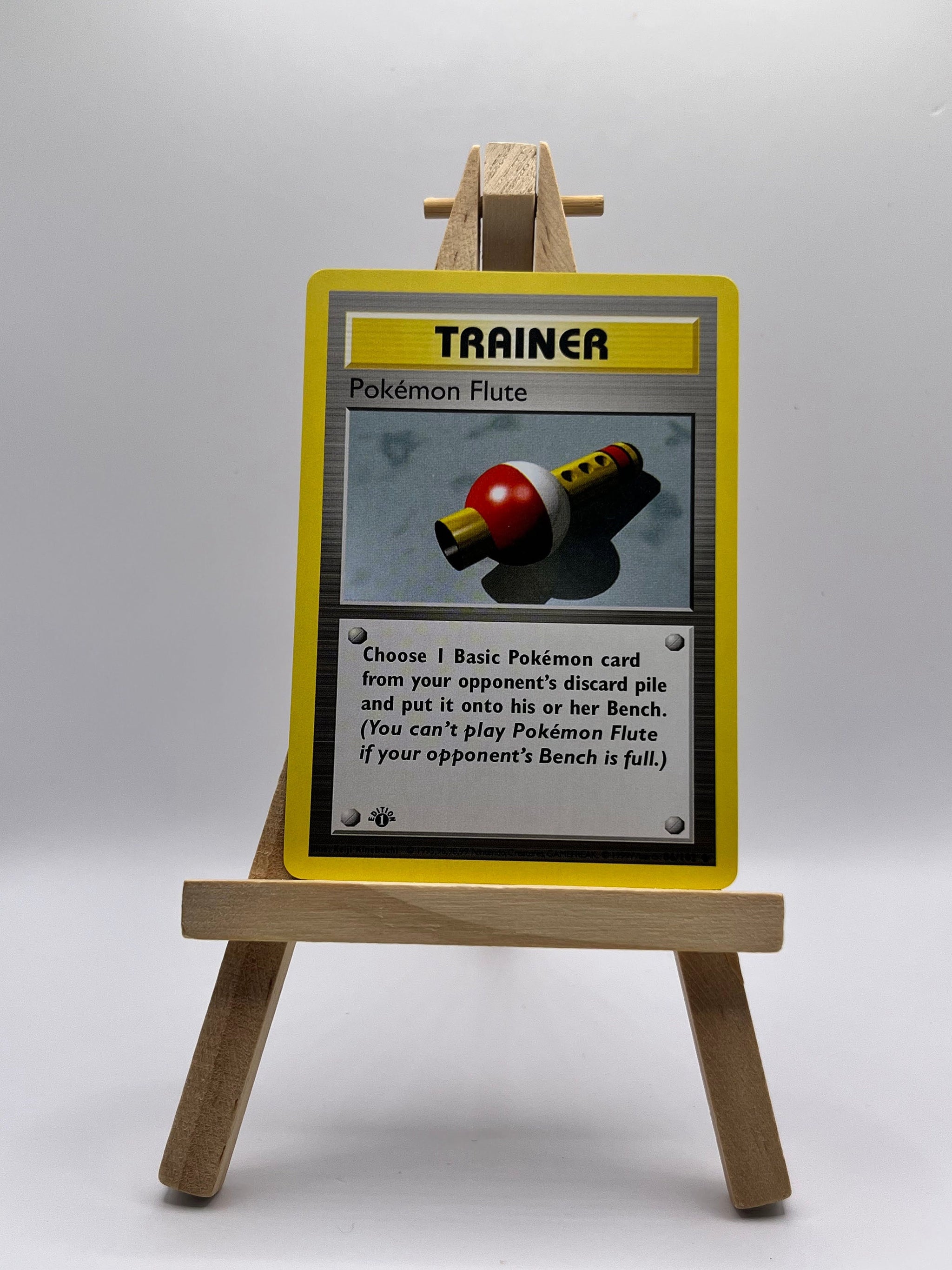 pokemon flute card Pokémon Flute · Base Set First Edition #86(Shadowless)