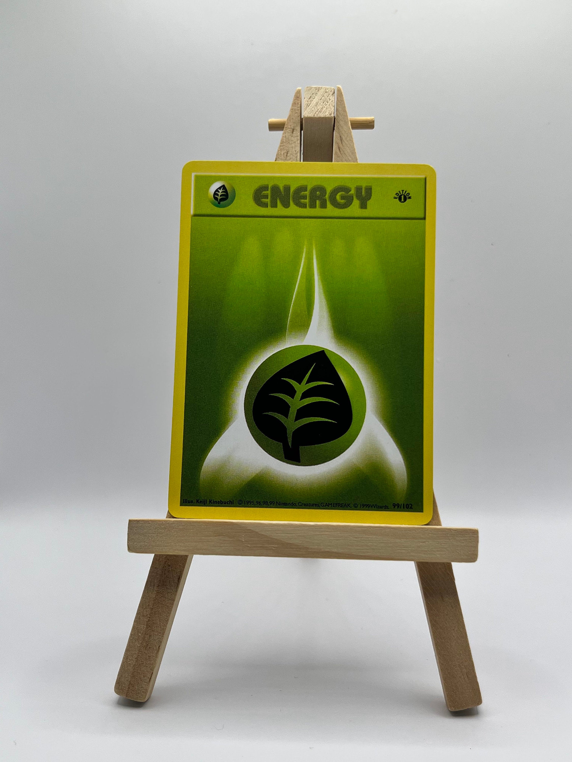 Grass Energy · Base First Edition #99(Shadowless)