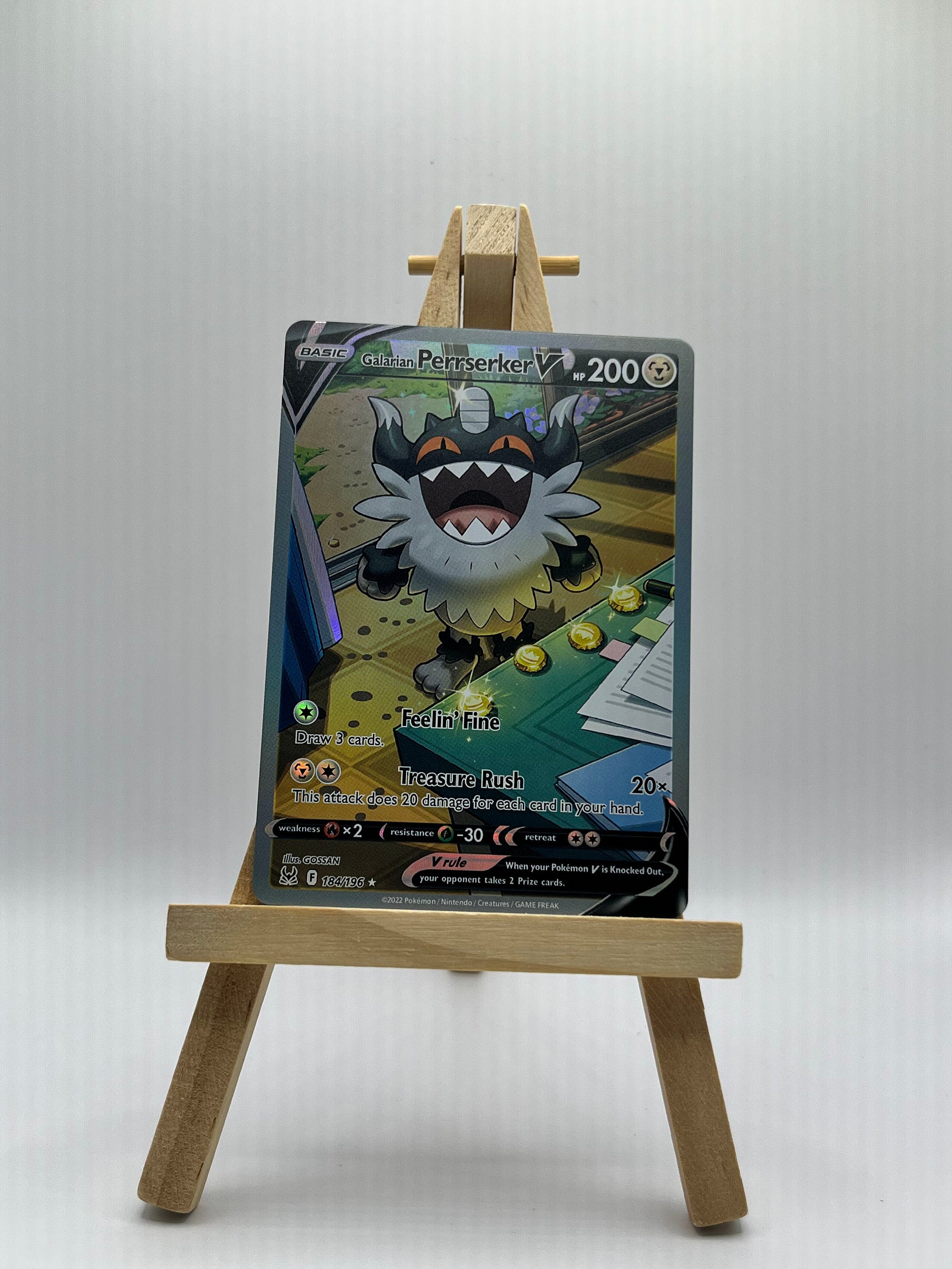Galarian Perrserker V (Alternate Full Art) - SWSH11: Lost Origin (SWSH11)