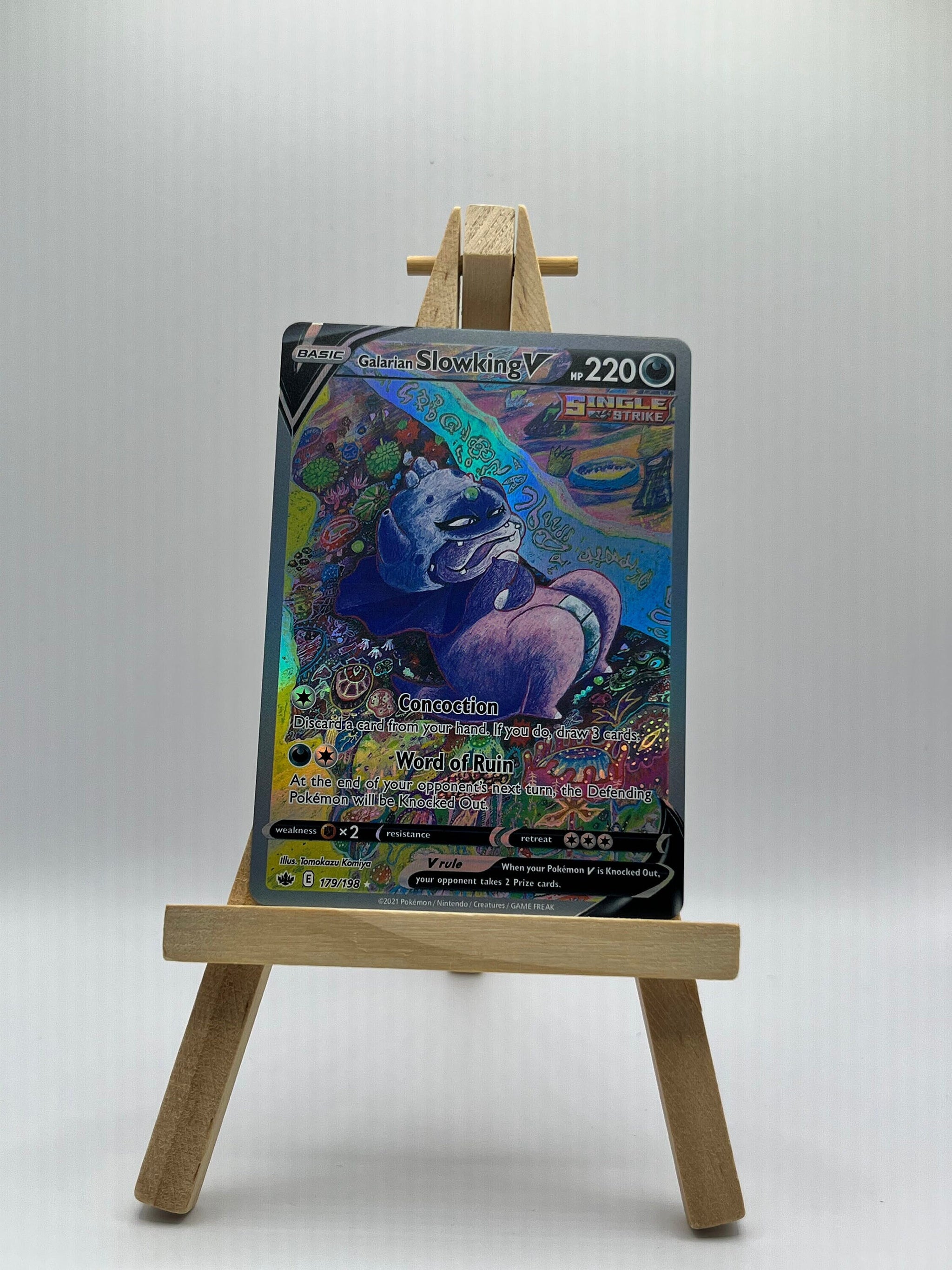galarian slowking pokemon card Galarian Slowking V (Alternate Full Art)