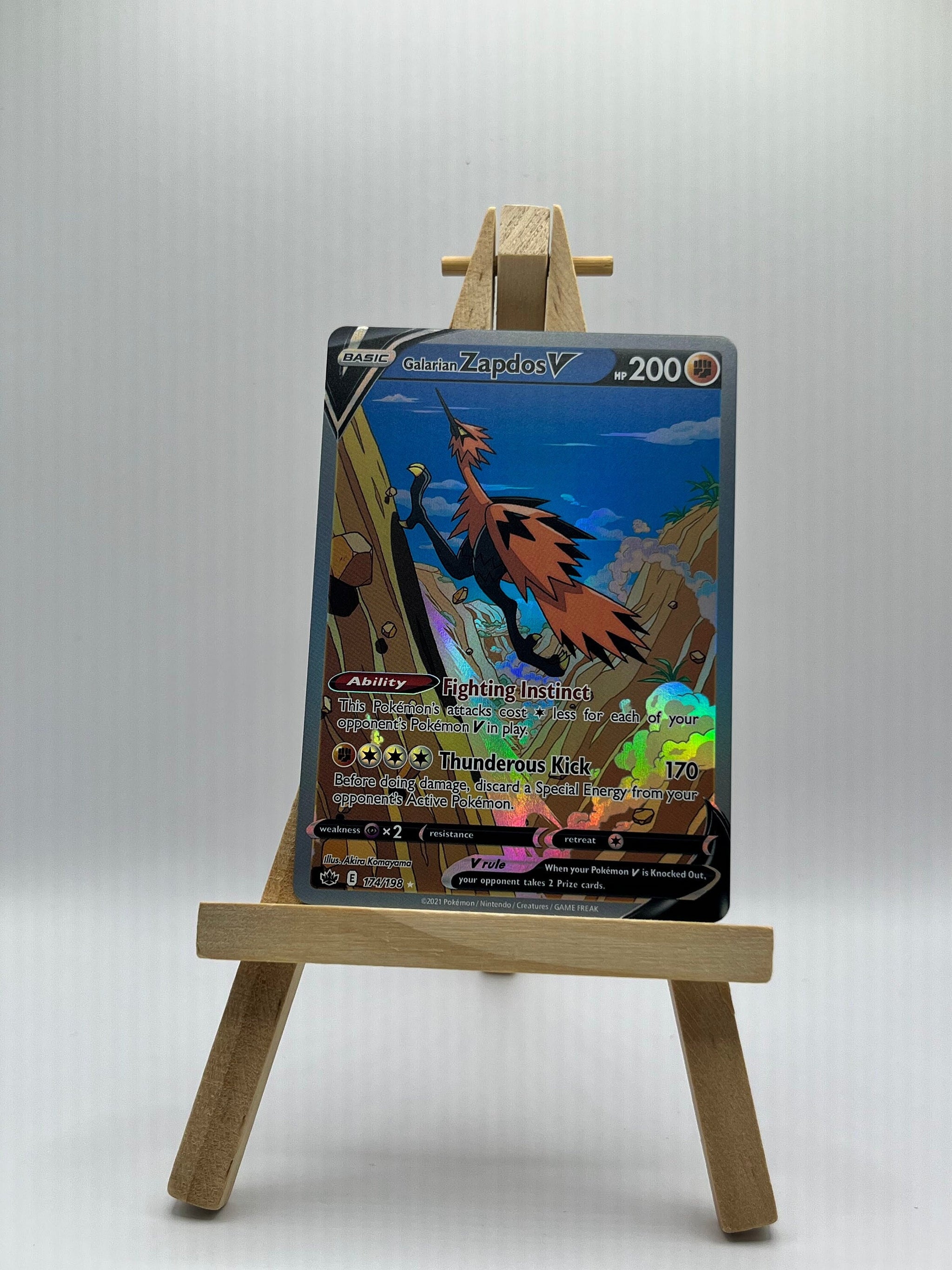 Galarian Zapdos V (Alternate Full Art)