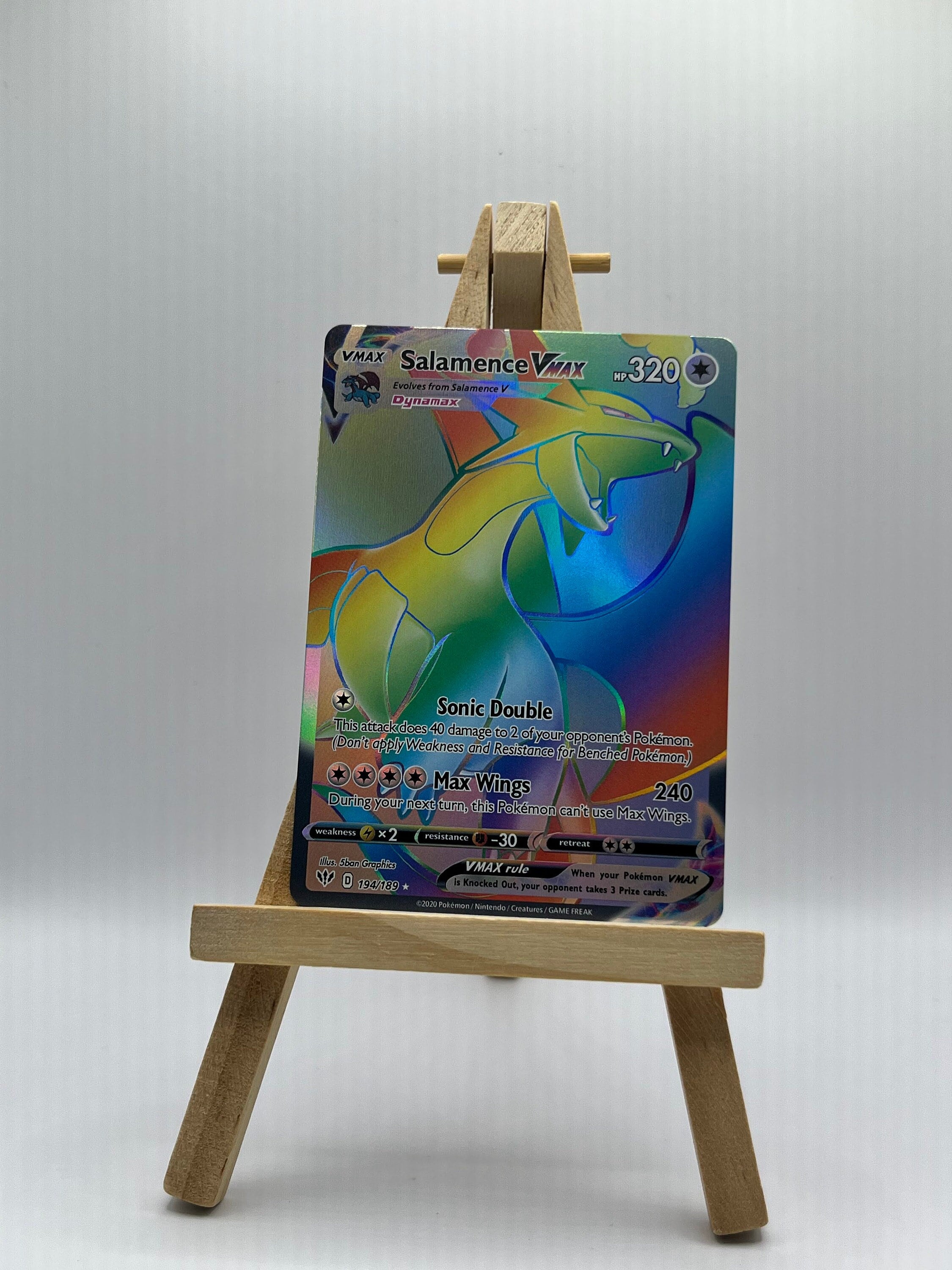 Salamence VMAX (Secret) - SWSH03: Darkness Ablaze (SWSH03)