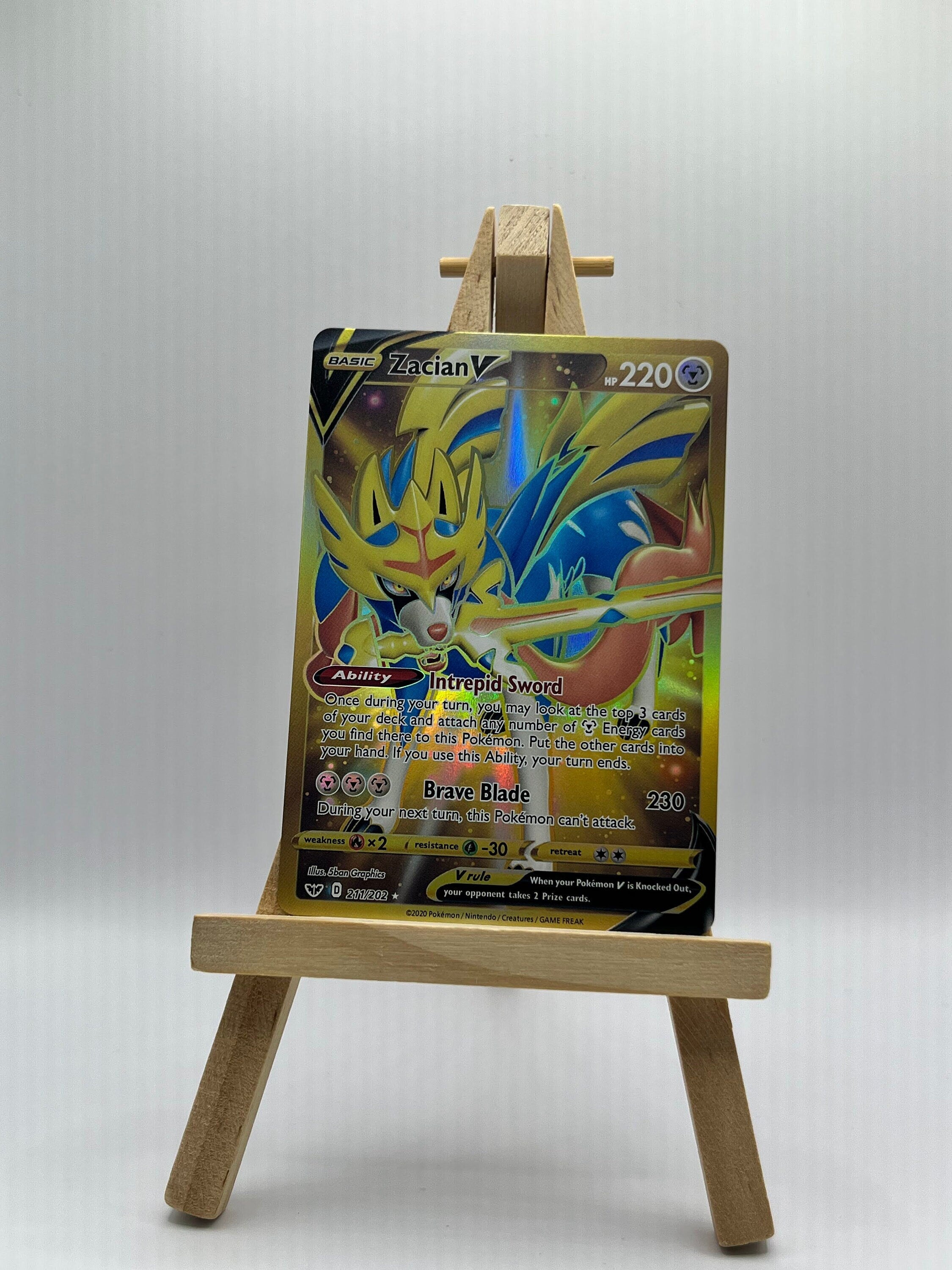 Zacian V (Secret) - SWSH01: Sword & Shield Base Set (SWSH01)