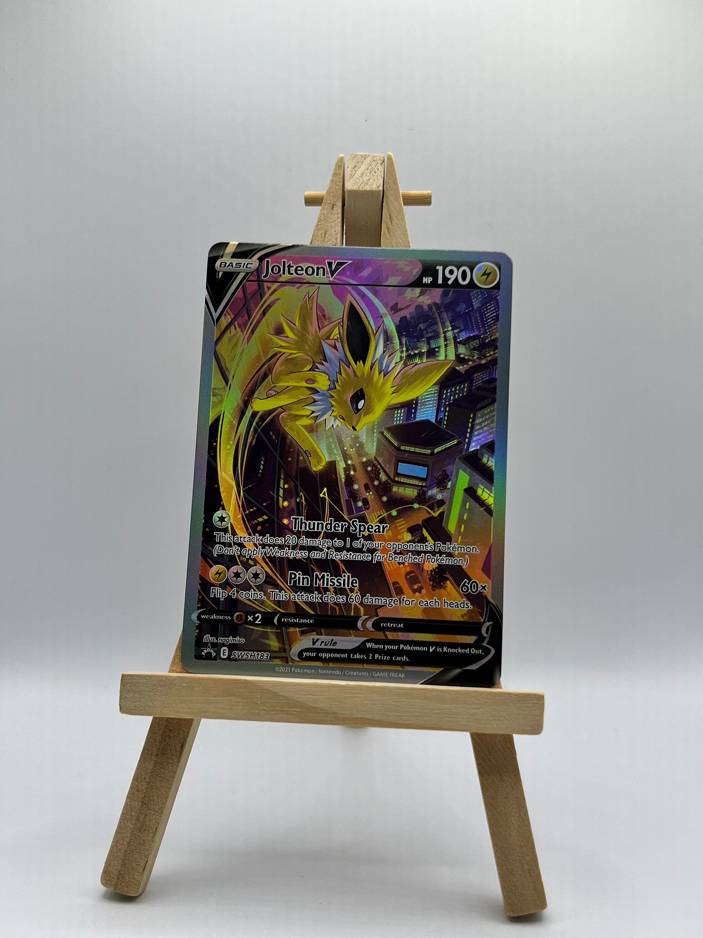 Jolteon V - SWSH183 - SWSH: Sword & Shield Promo Cards (SWSD)