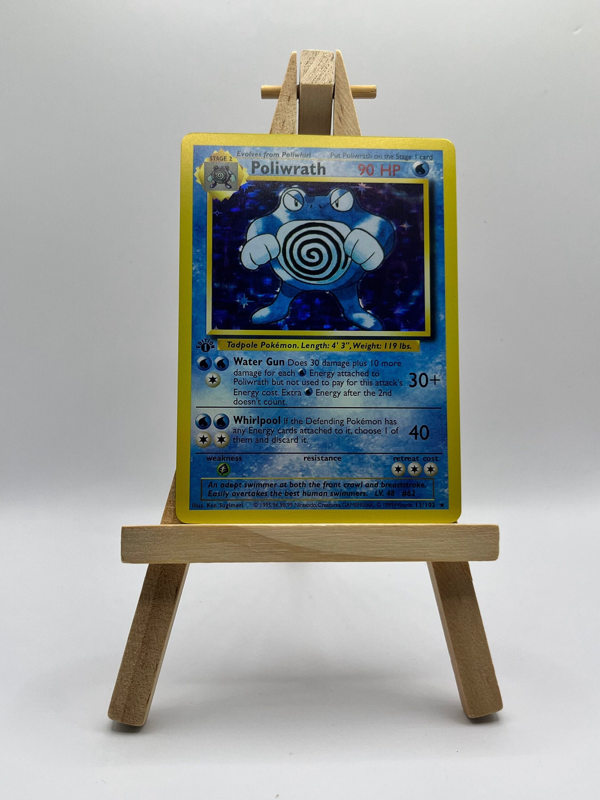 Poliwrath Base Set First Edition #13 (Shadowless) Poliwrath Base Set First Edition #13 (Shadowless)