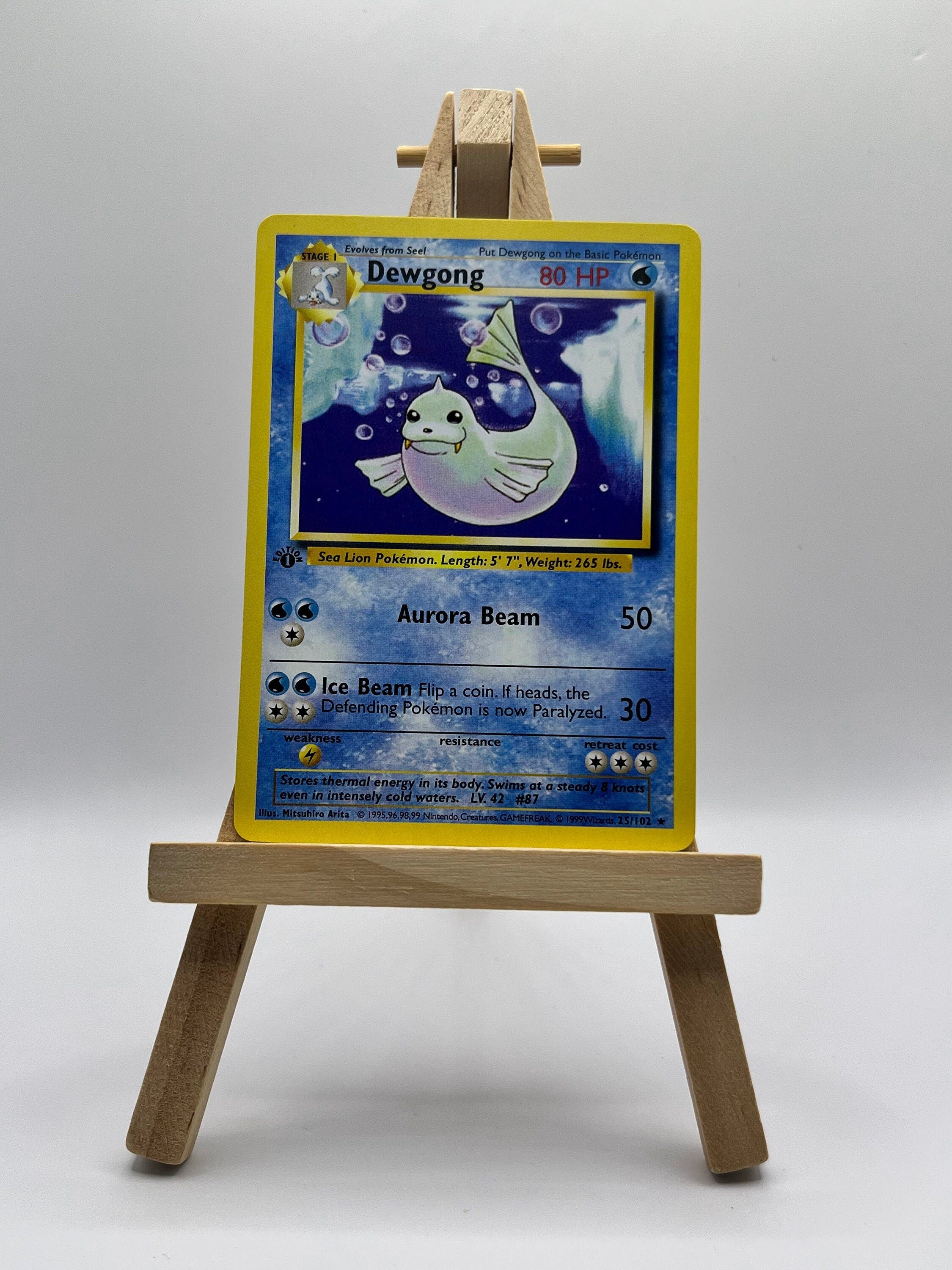 Dewgong · Base Set First Edition #25(Shadowless)