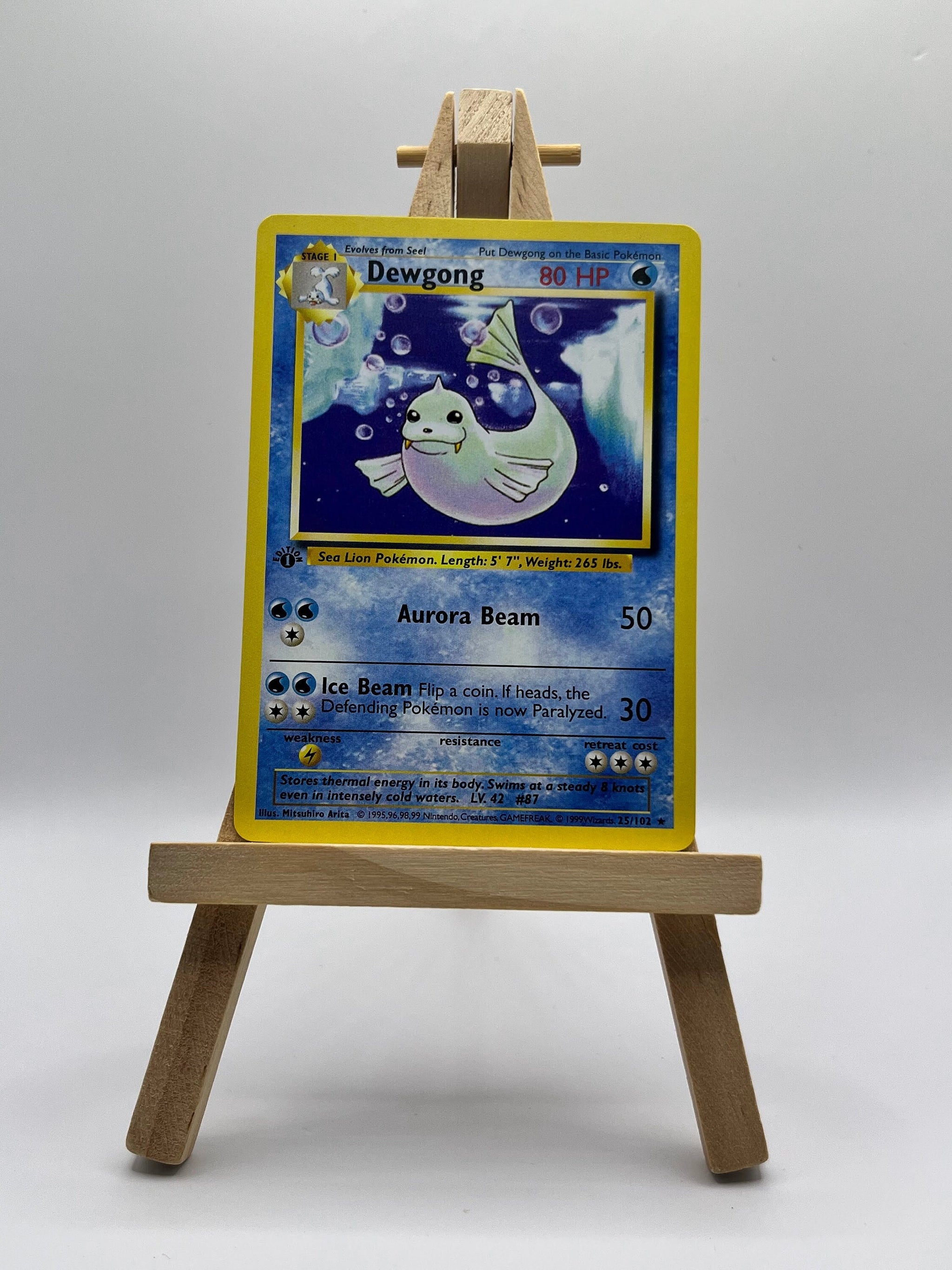 Dewgong · Base Set First Edition #25(Shadowless)