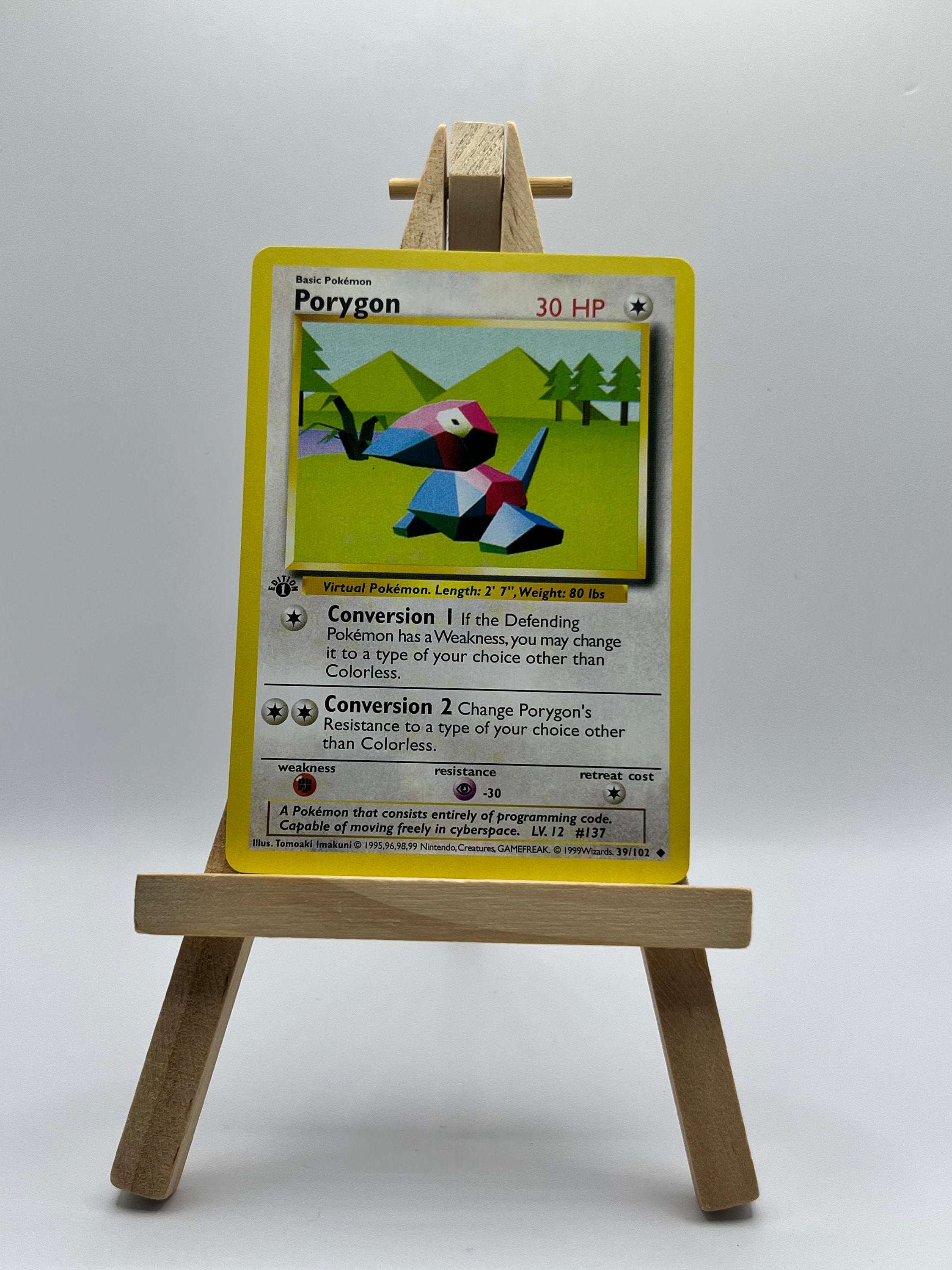 Porygon · Base Set First Edition #39(Shadowless)