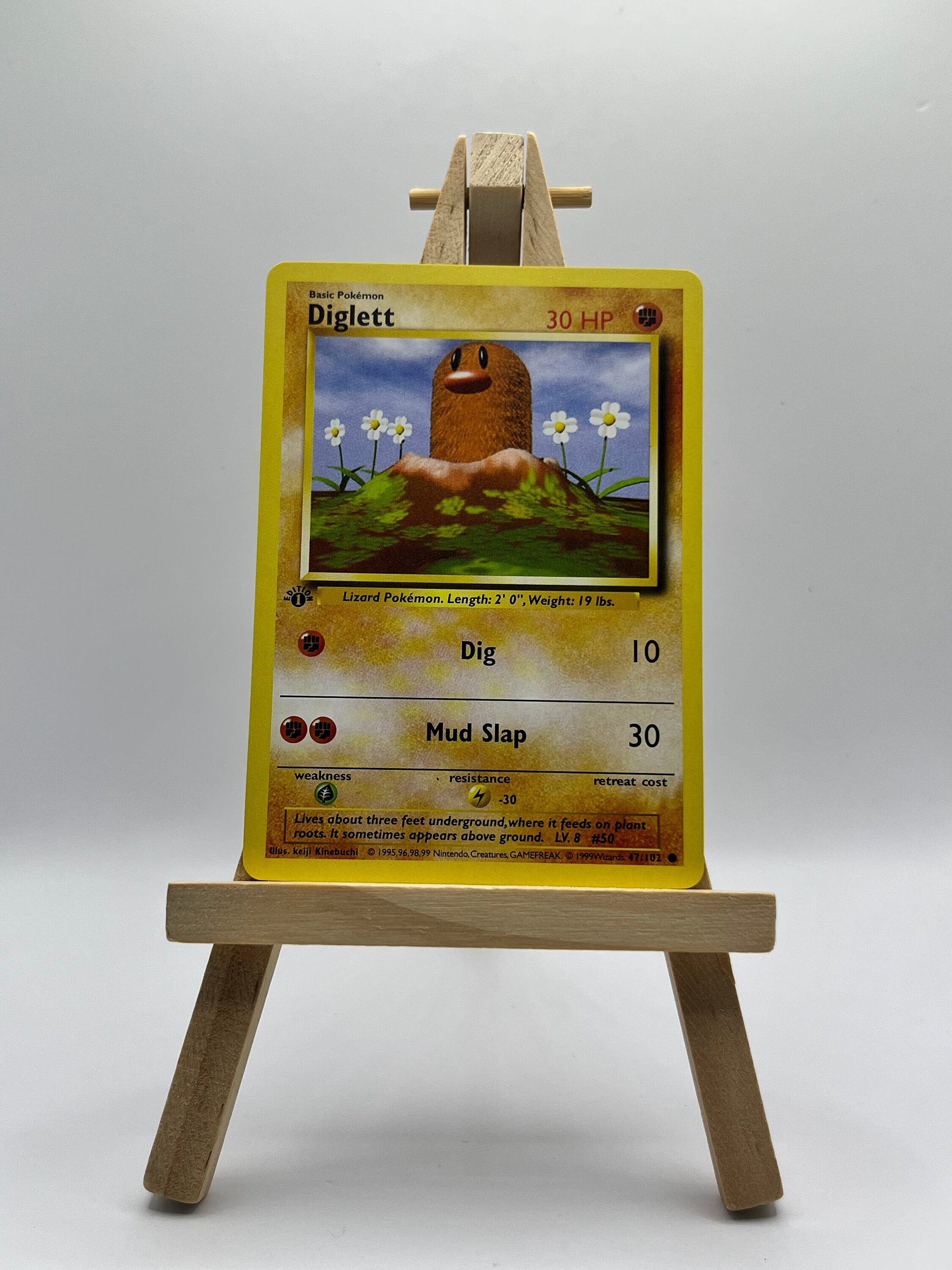 Diglett Base Set First Edition #47 (Shadowless) Diglett Base Set First Edition #47 (Shadowless)