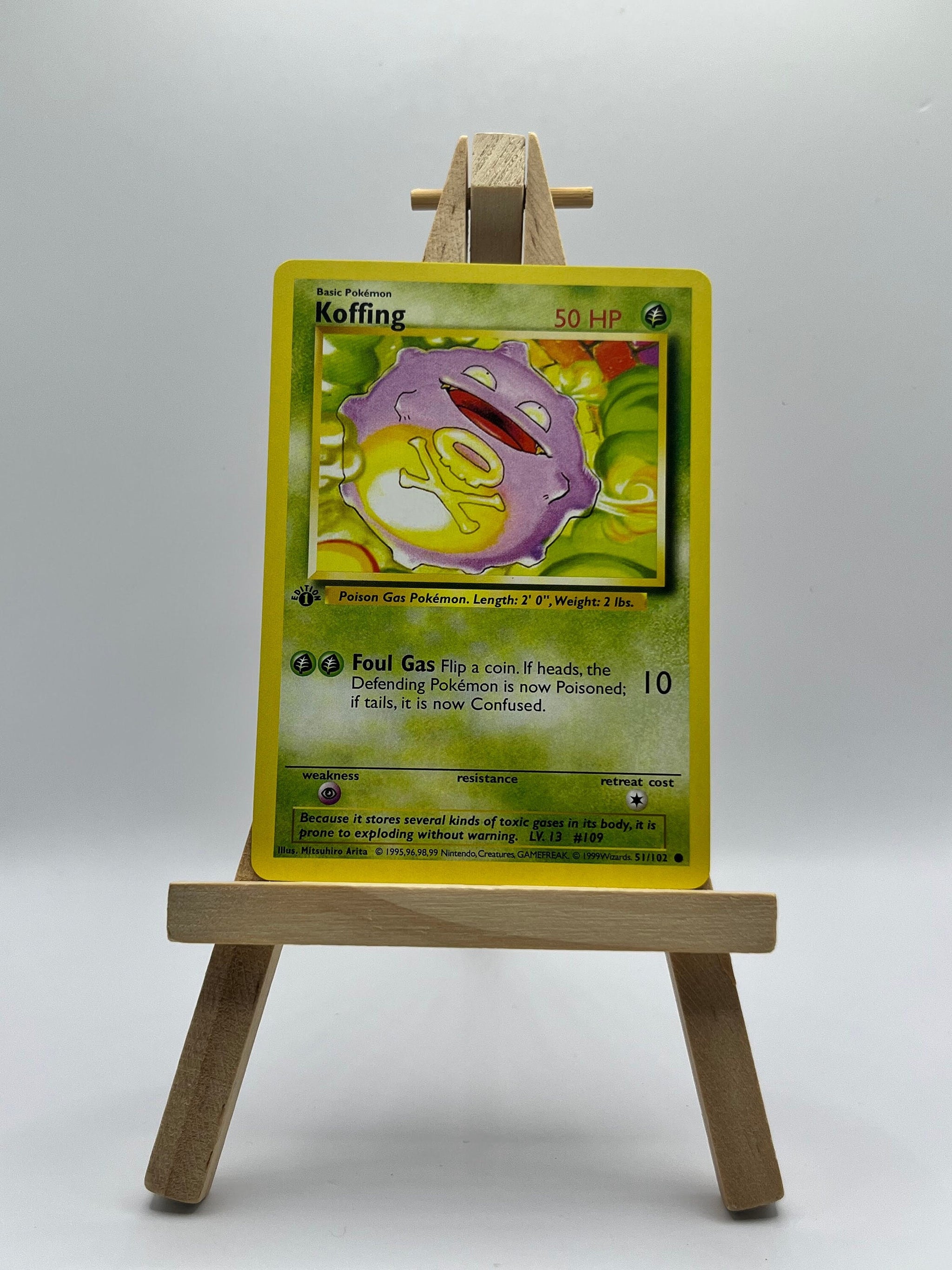 koffing pokemon card 1995 Koffing · Base Set First Edition #51(Shadowless)