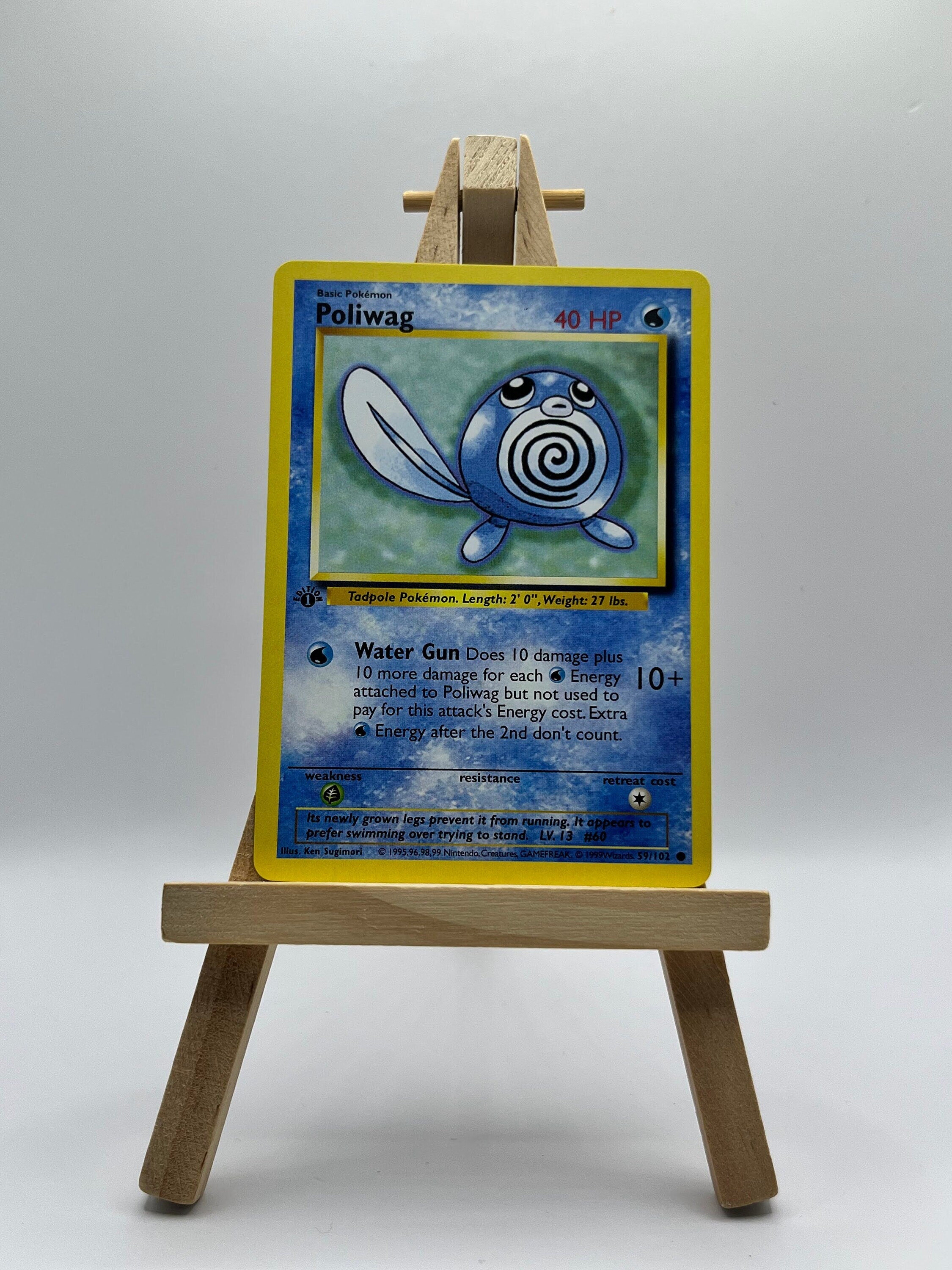 Poliwag · Base Set First Edition #59(Shadowless)
