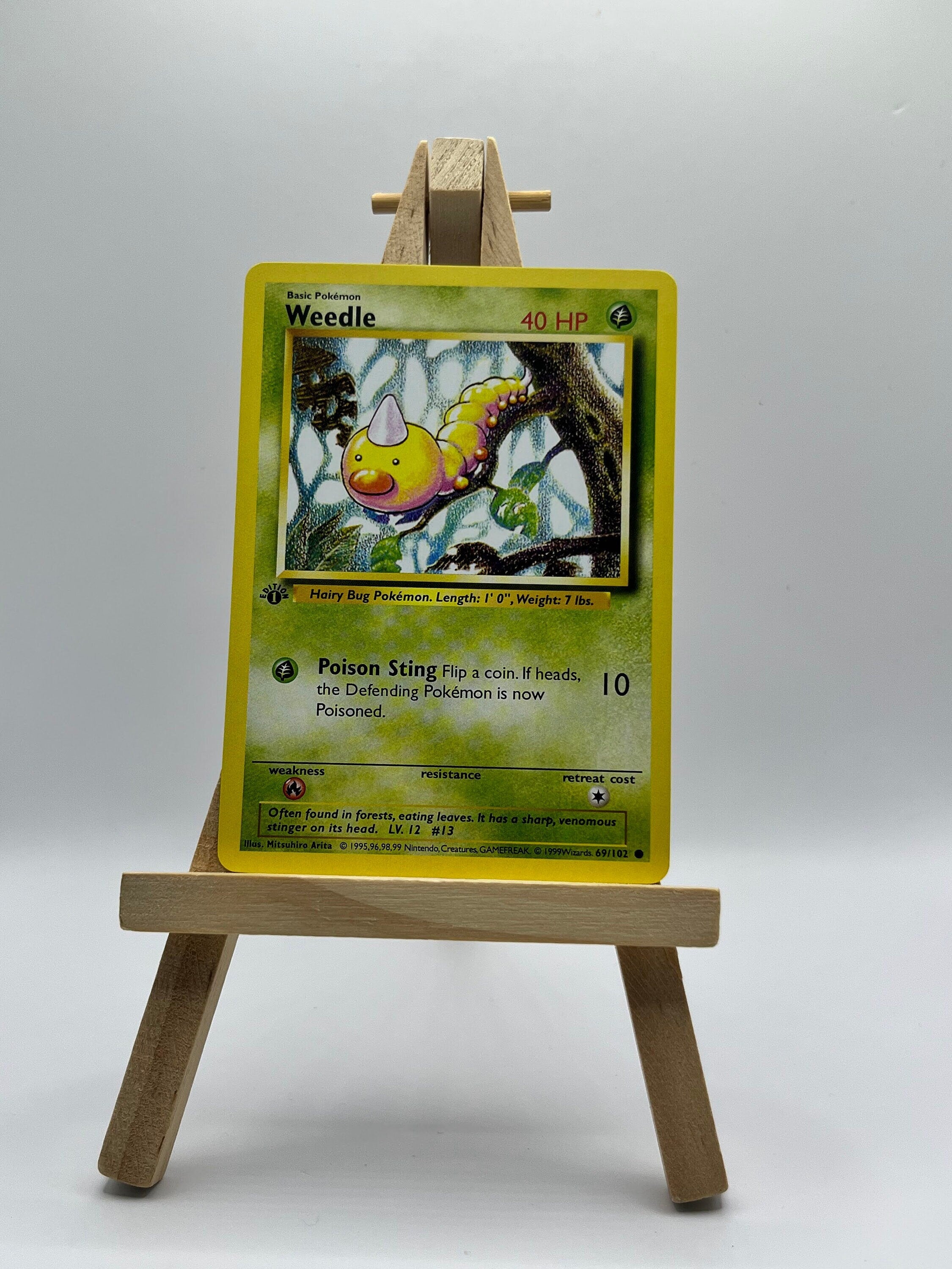 Weedle · Base Set First Edition #69(Shadowless)
